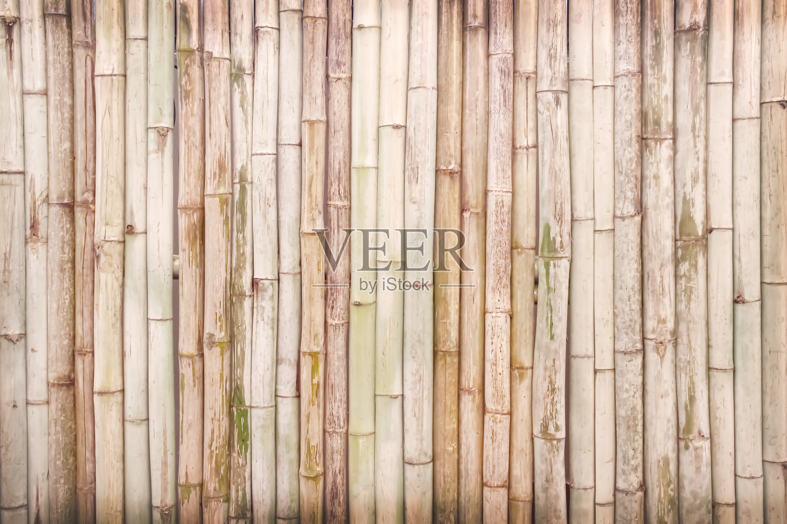 栅栏墙竹木垂直无缝图案背景上的自然空间照片摄影图片
