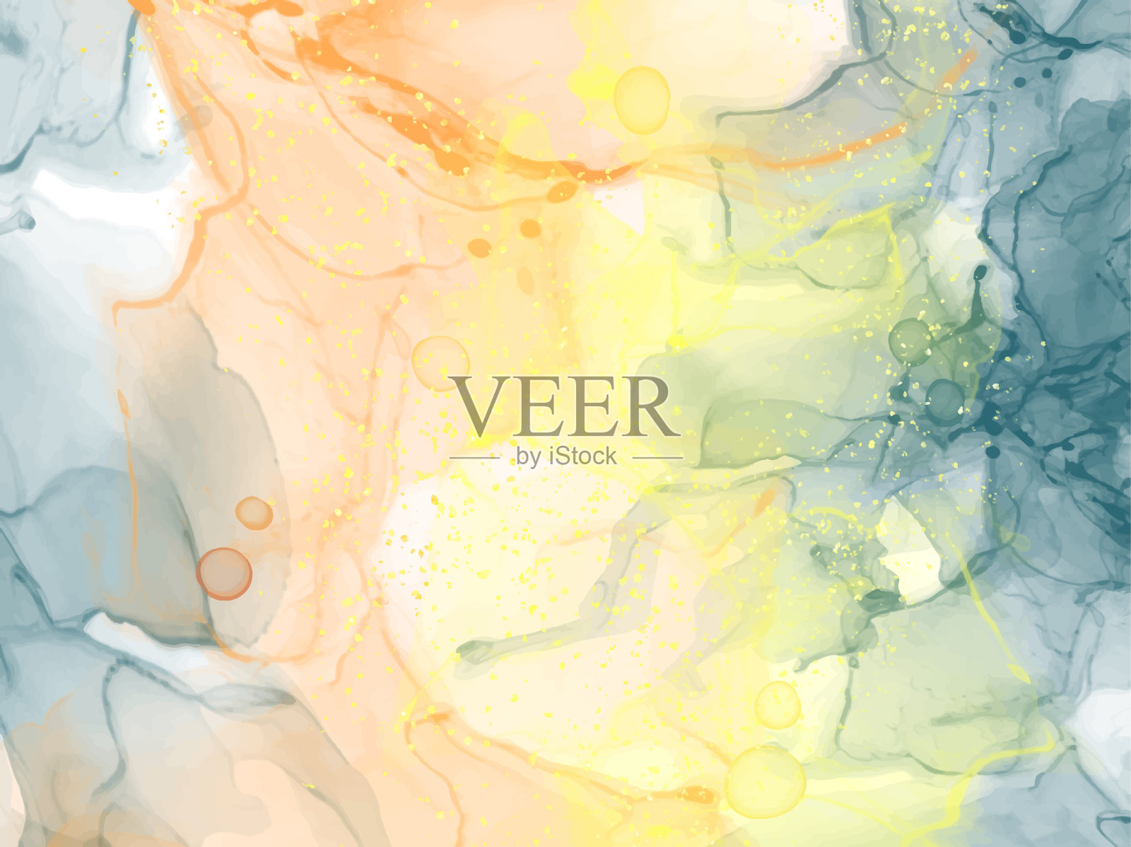 抽象醇墨纹理大理石风格背景。EPS10矢量插图设计。插画图片素材