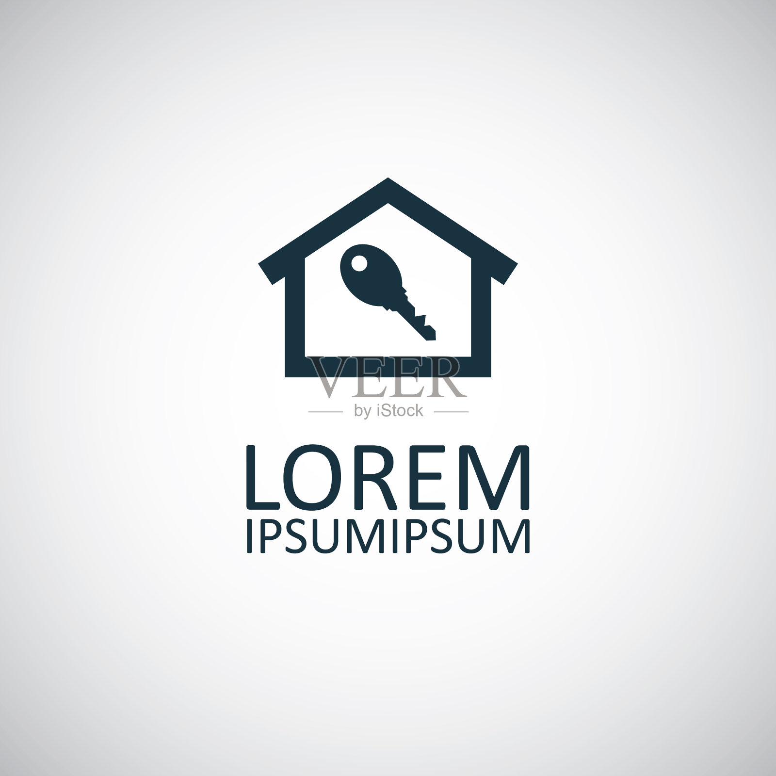 白色背景的web和UI的主键图标插画图片素材