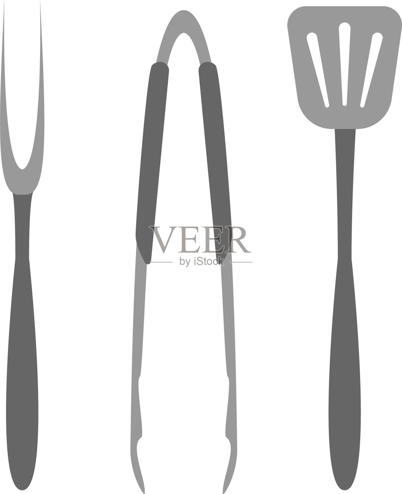 烧烤工具孤立的图像插画图片素材