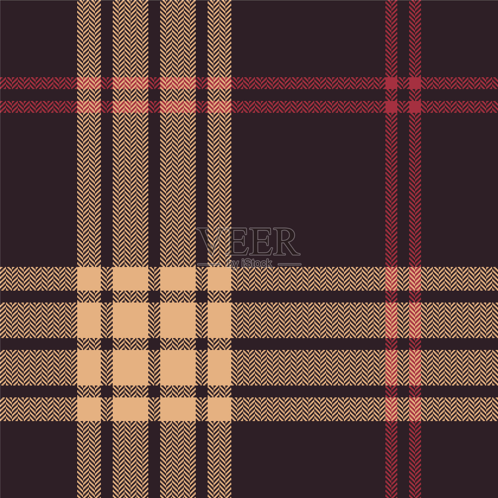 格子图案插画图片素材