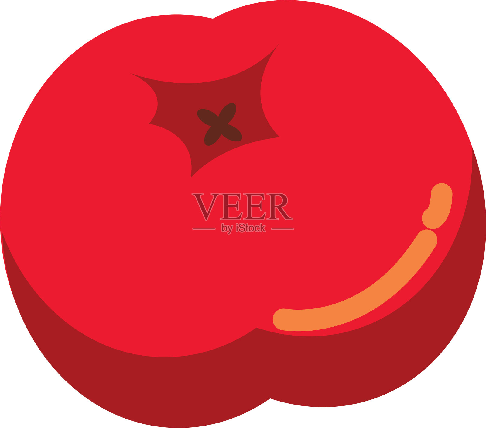 橡果，秋天的季节性孤立图标设计元素图片