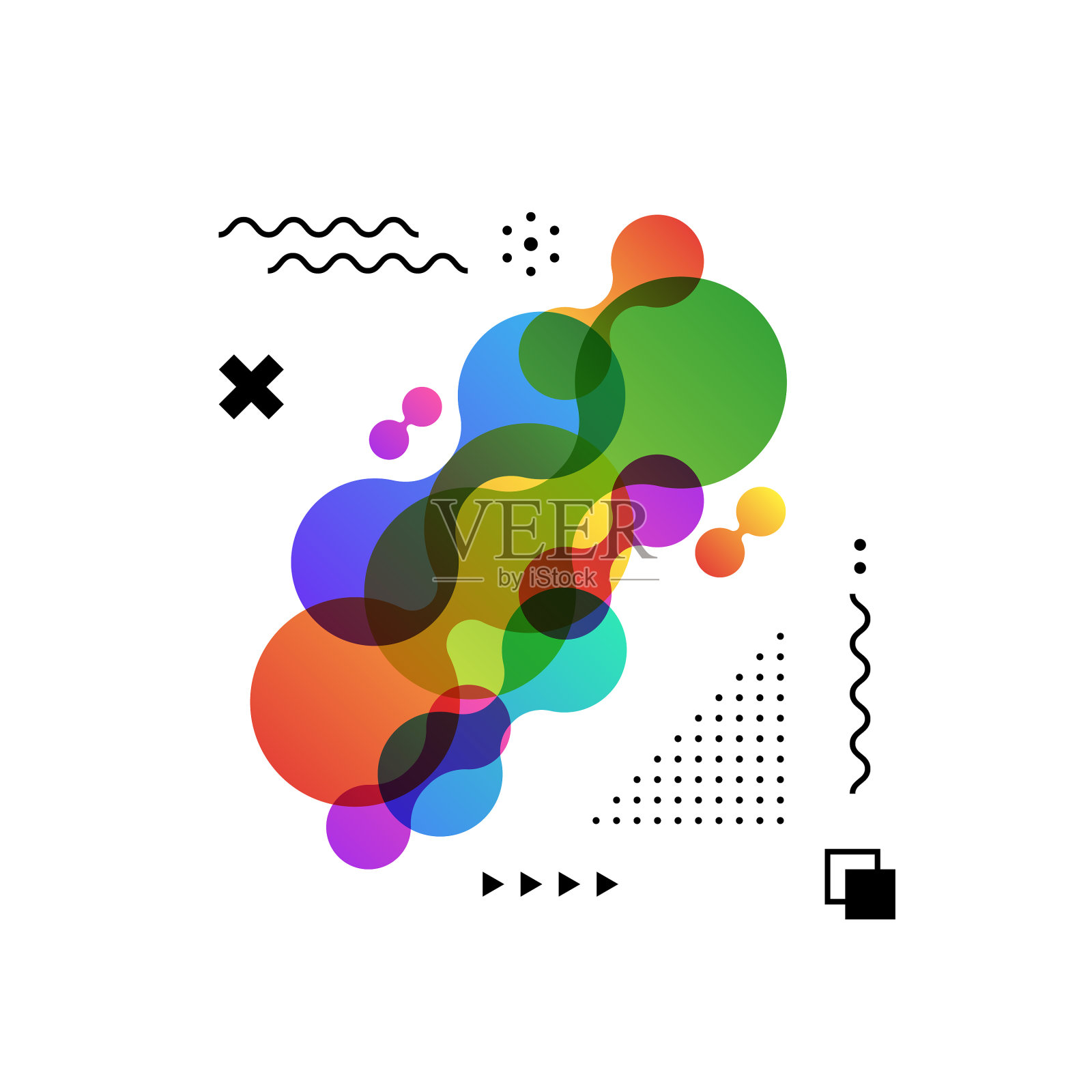 抽象现代背景装饰插画图片素材