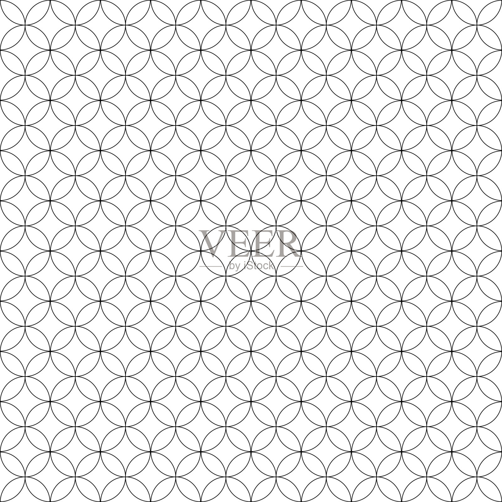 无缝的几何图案插画图片素材