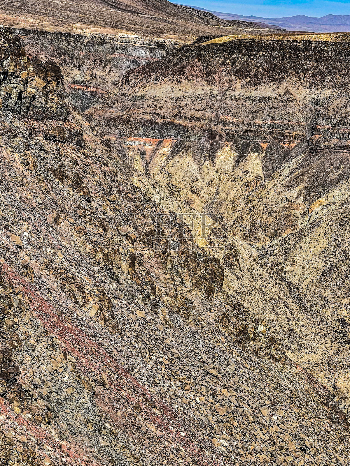 彩虹峡谷死亡谷加利福尼亚照片摄影图片