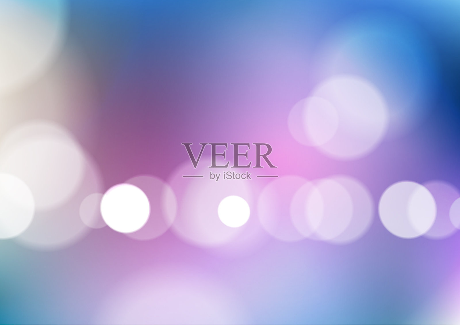 摘要模糊色彩背景上的散景光插画图片素材