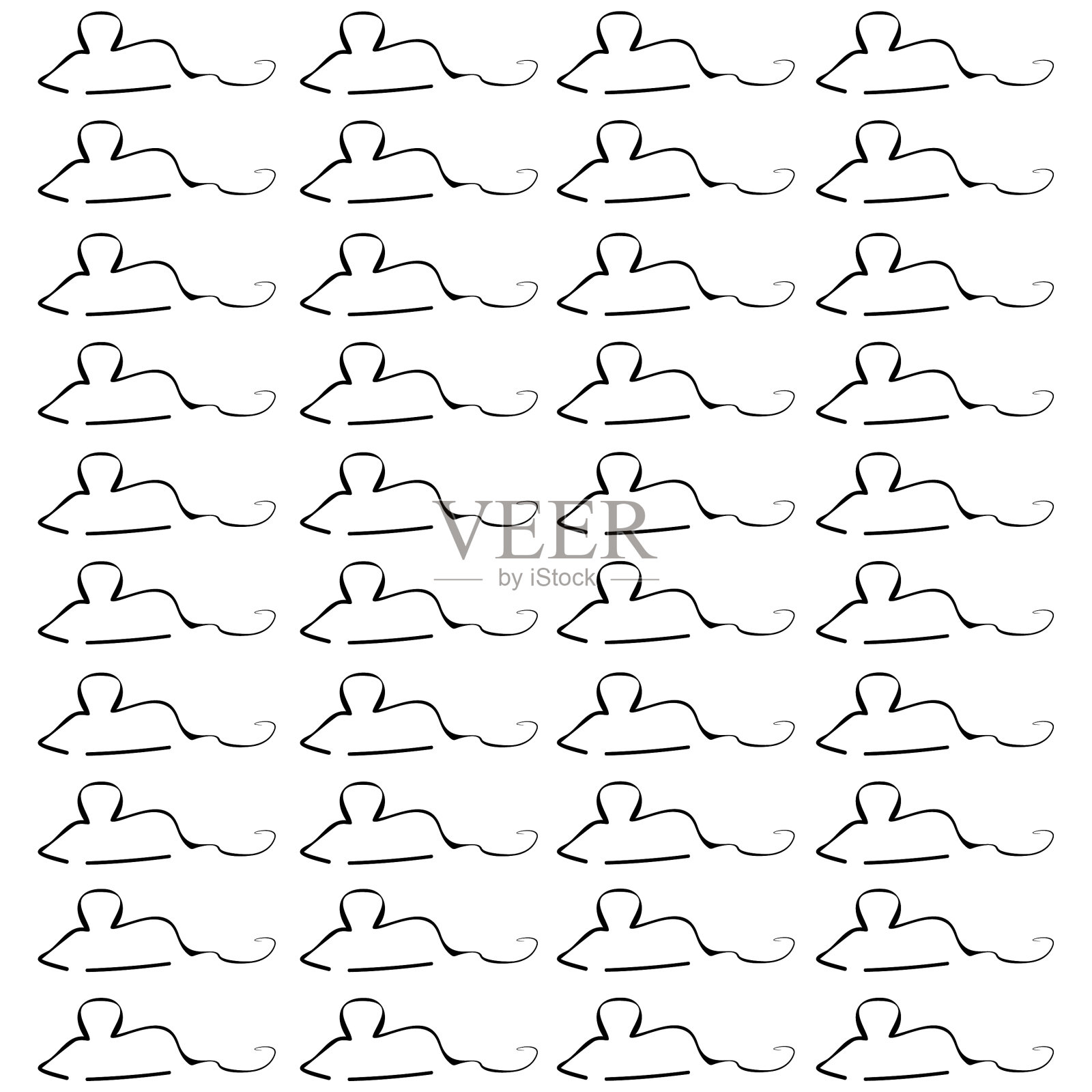 圣诞节的老鼠插画图片素材