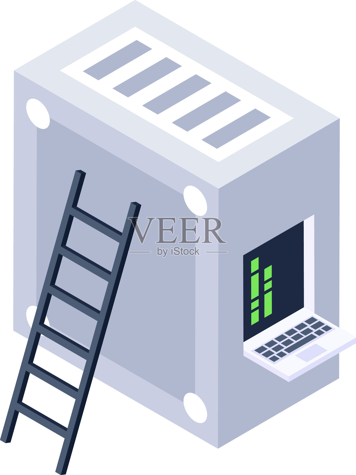 服务器插画图片素材