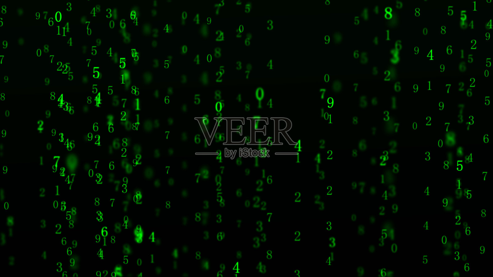 数字的背景。大数据。黑客的概念。抽象矩阵。计算机生成了许多数字。三维渲染照片摄影图片