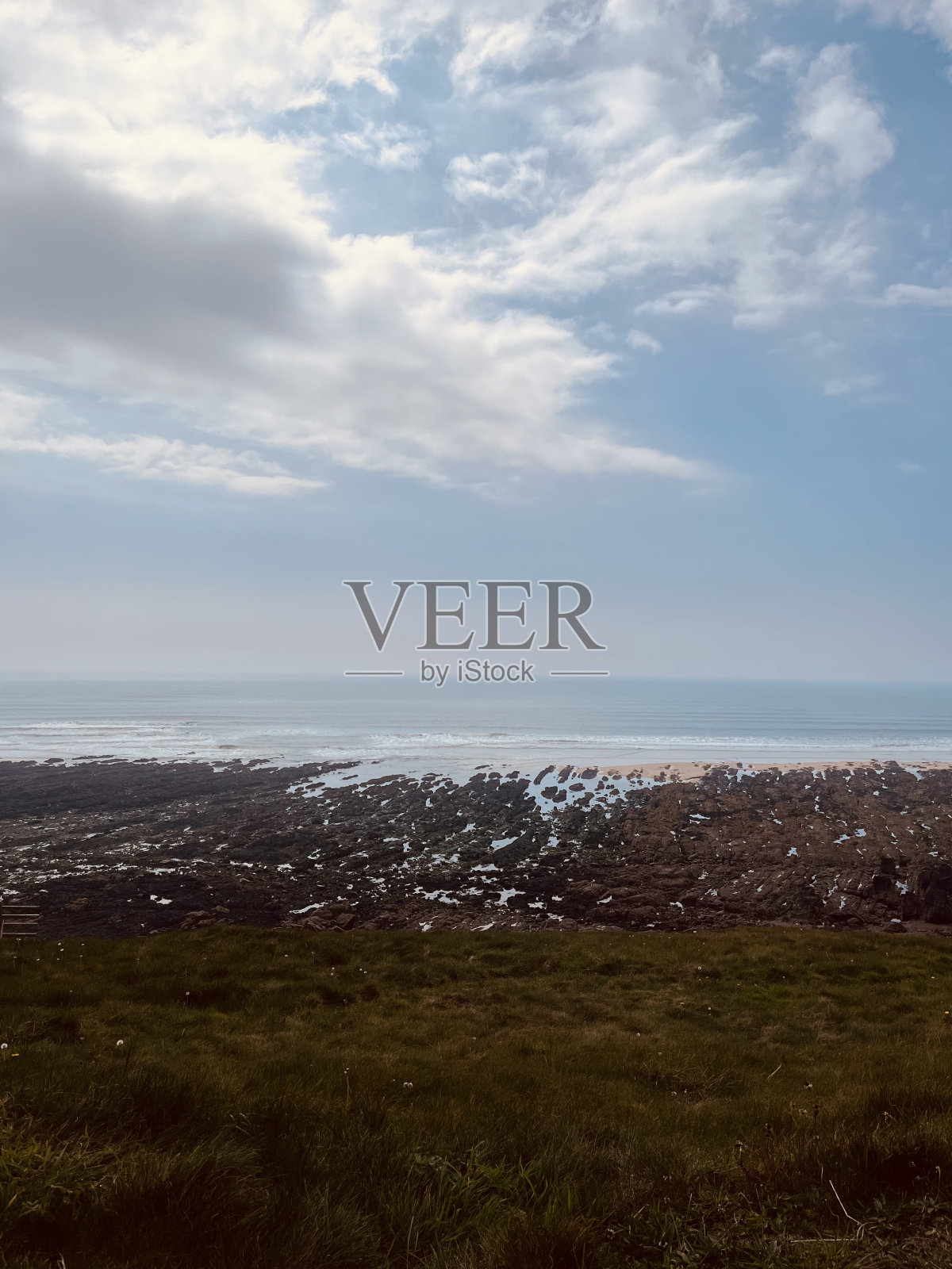 彭布罗克郡海岸淡水西岸海滩照片摄影图片