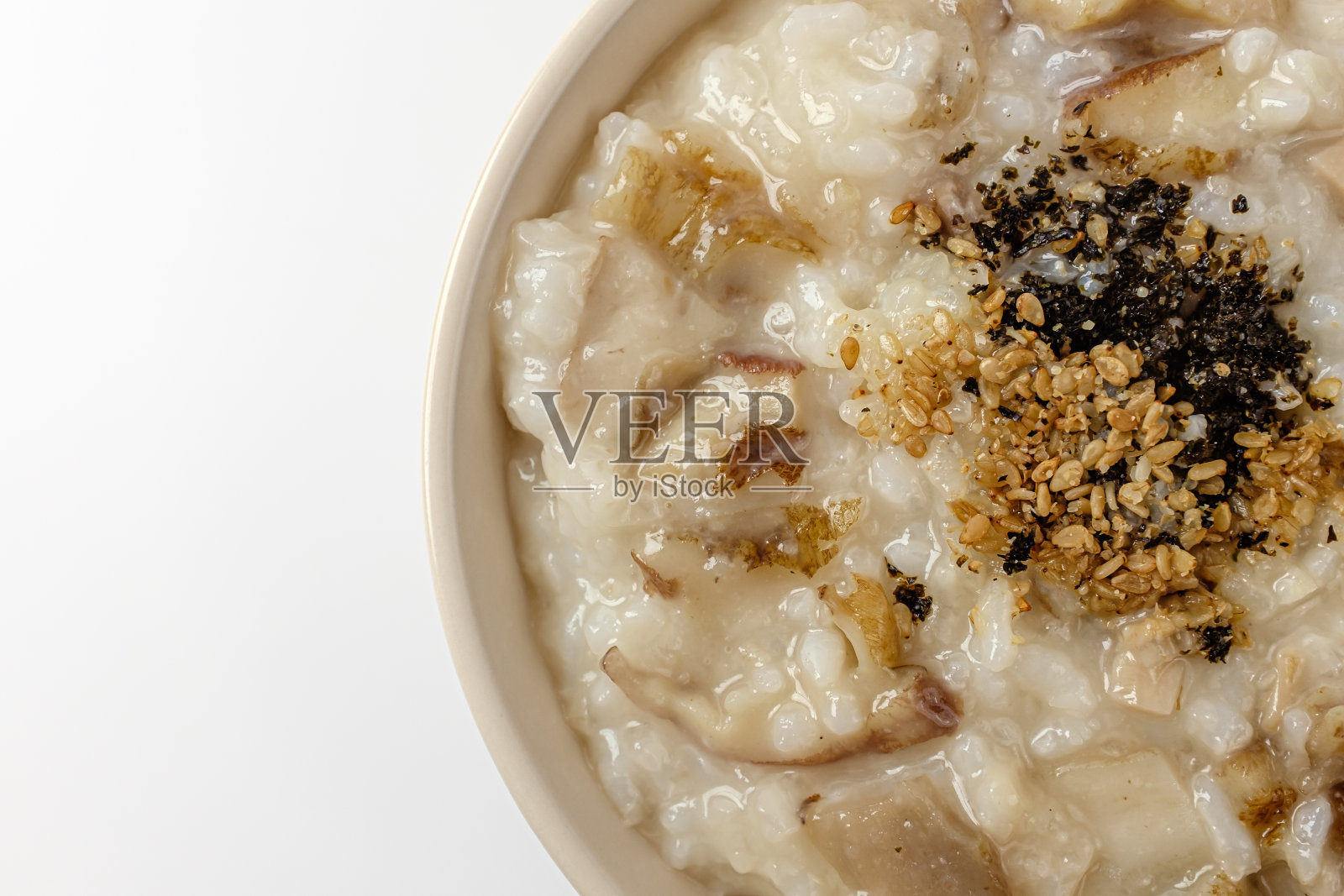 鲍鱼粥照片摄影图片