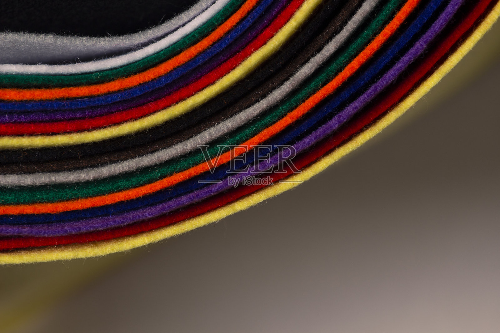 几个彩色的毛毡纹理背景照片摄影图片