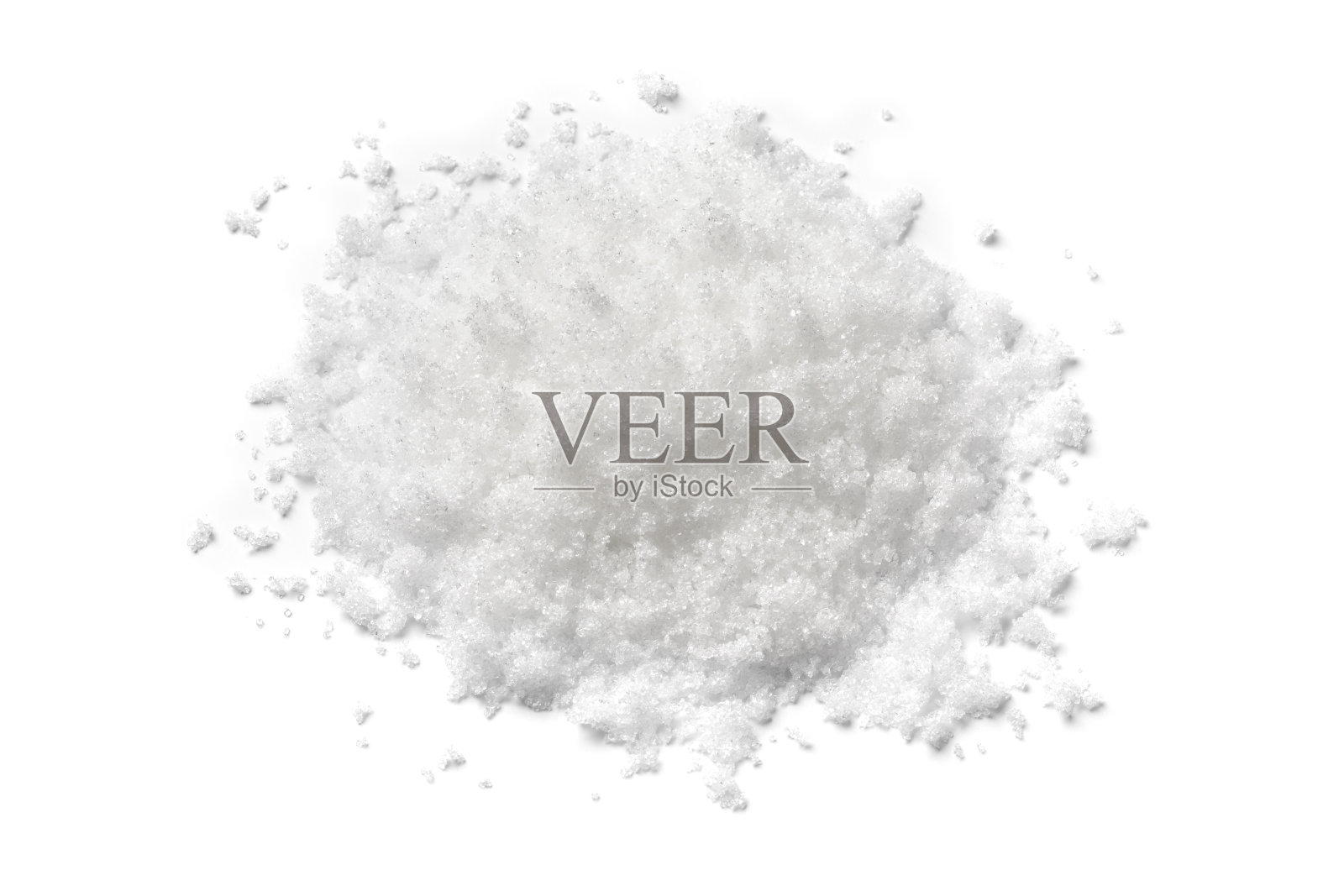 堆软白糖靠近白色背景照片摄影图片