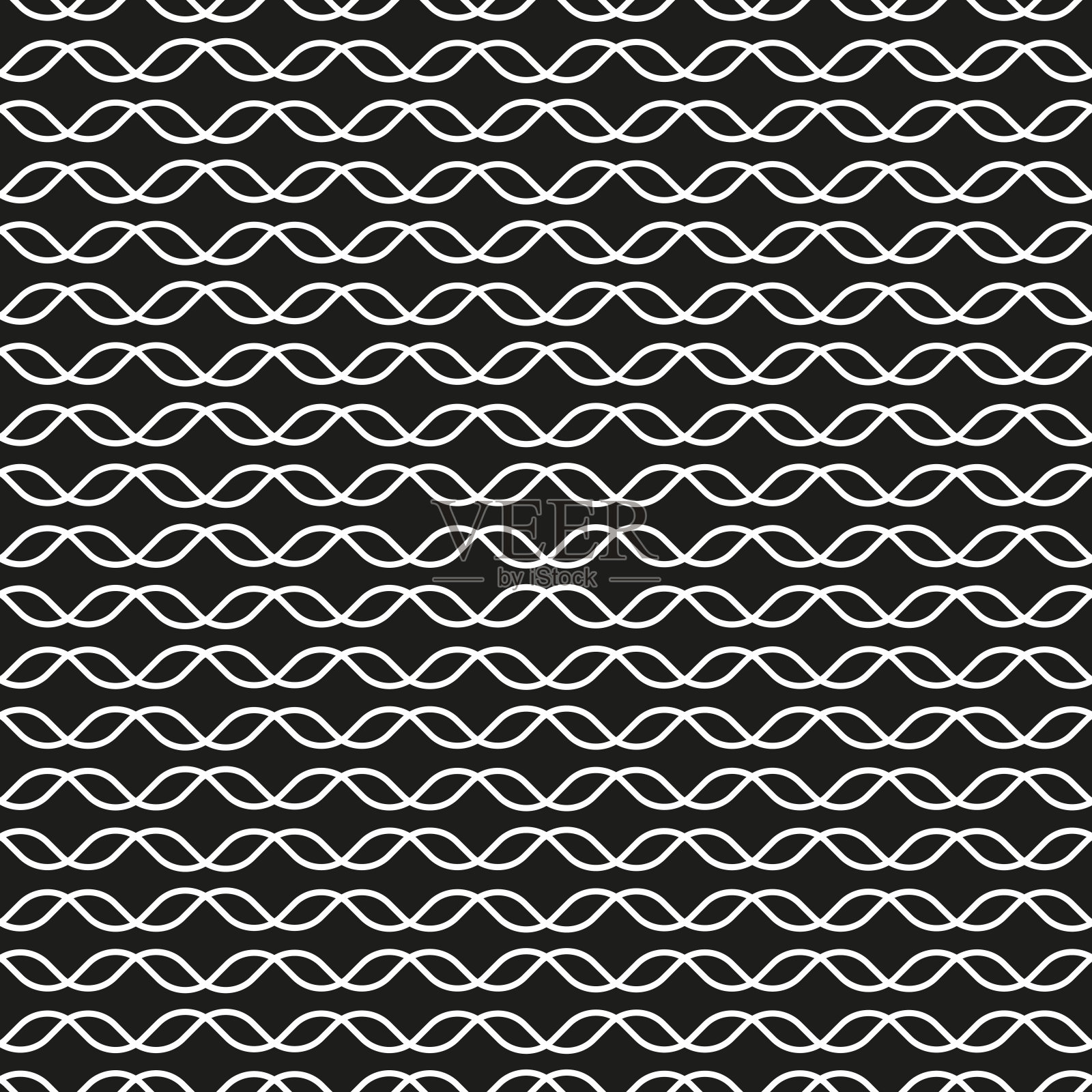 无缝装饰相交曲线图案背景插画图片素材