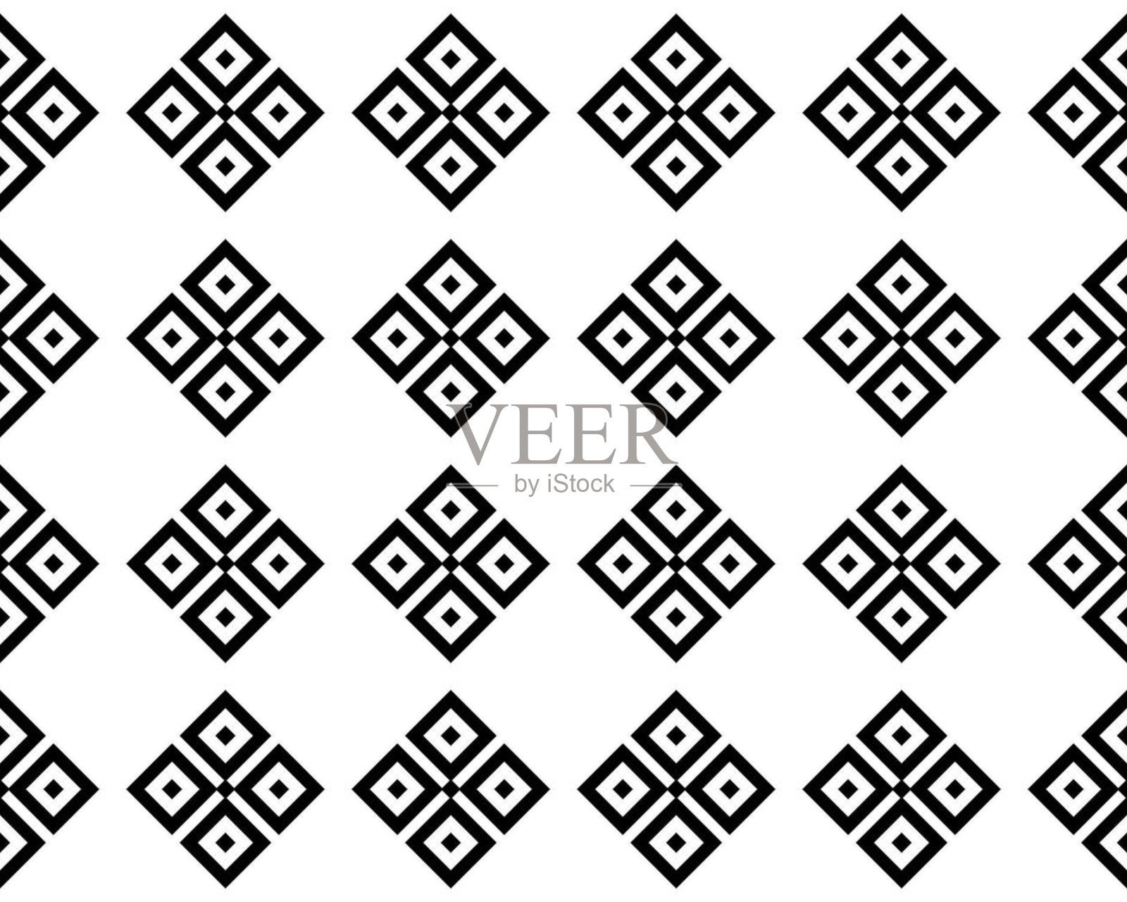 无缝瓷砖图案的插图插画图片素材