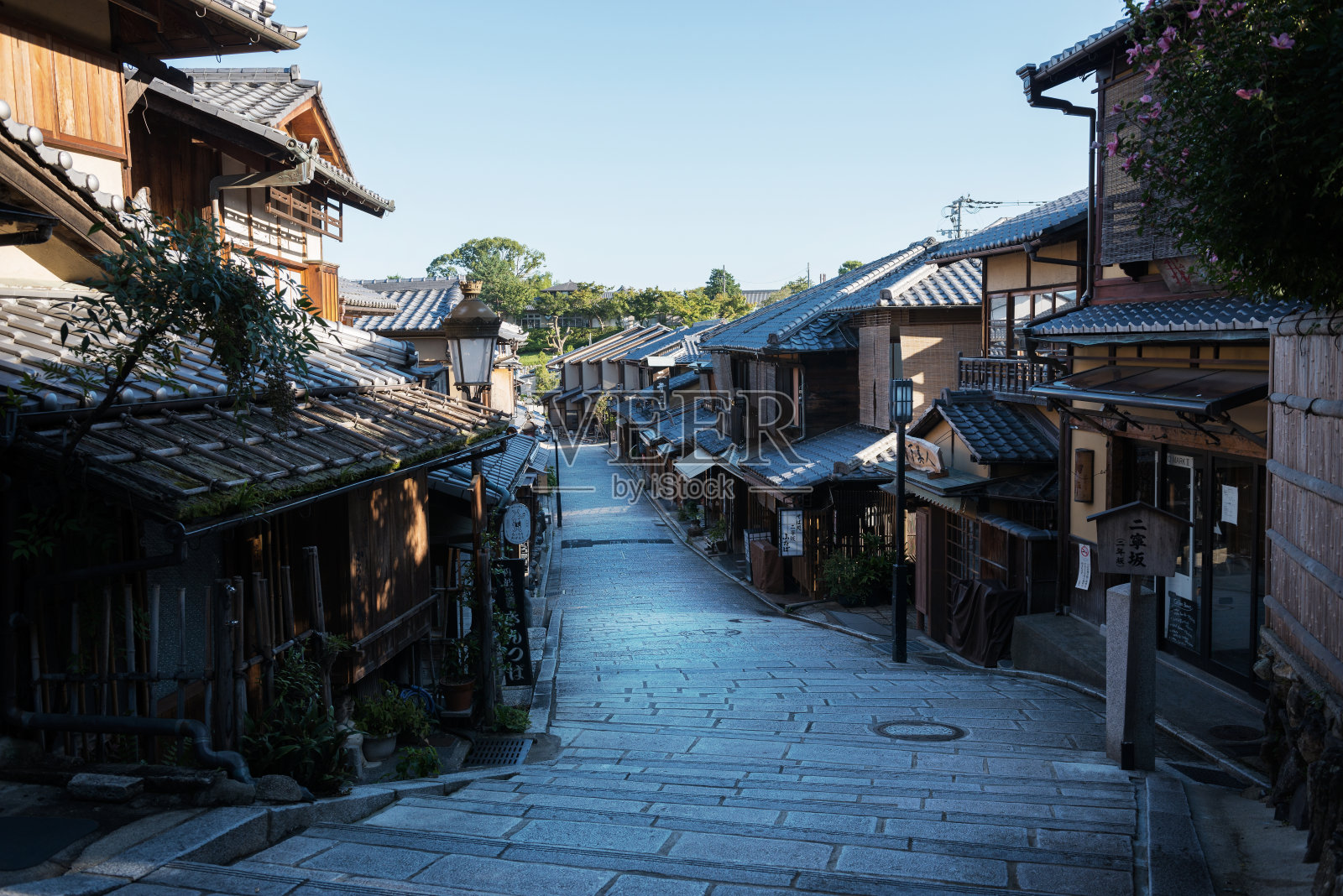 京都东山的街道照片摄影图片