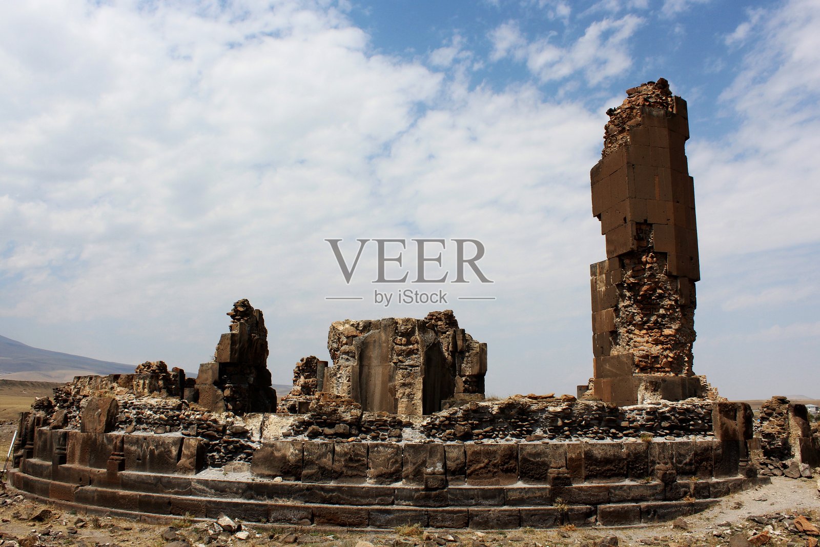 阿尼遗址， 阿尼哈拉贝莱里， 卡尔斯照片摄影图片