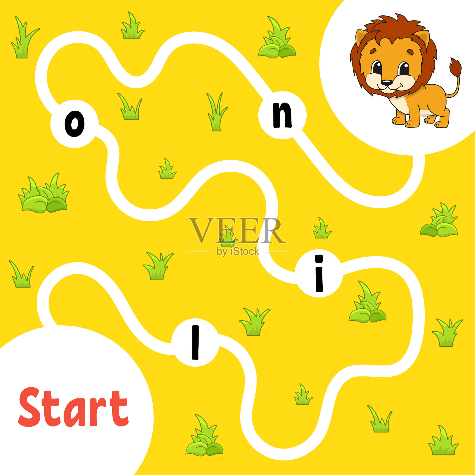 逻辑字谜游戏，为孩子找到学习单词的方法插画图片素材