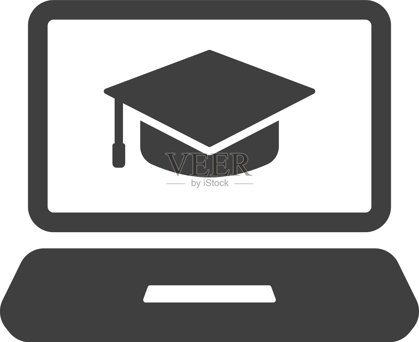 在线学习图标插画图片素材