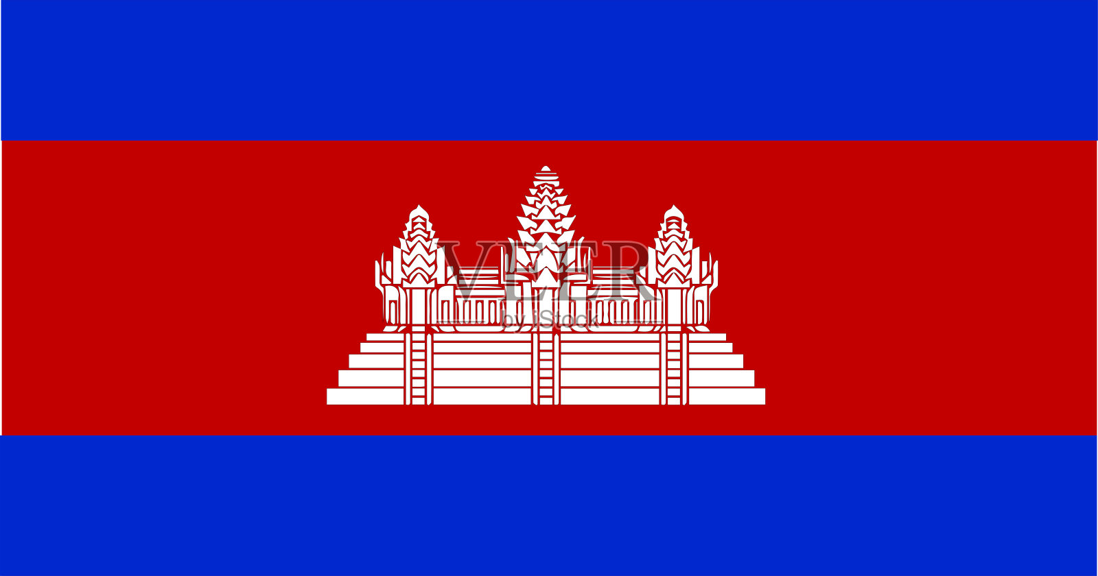 柬埔寨国旗插画图片素材
