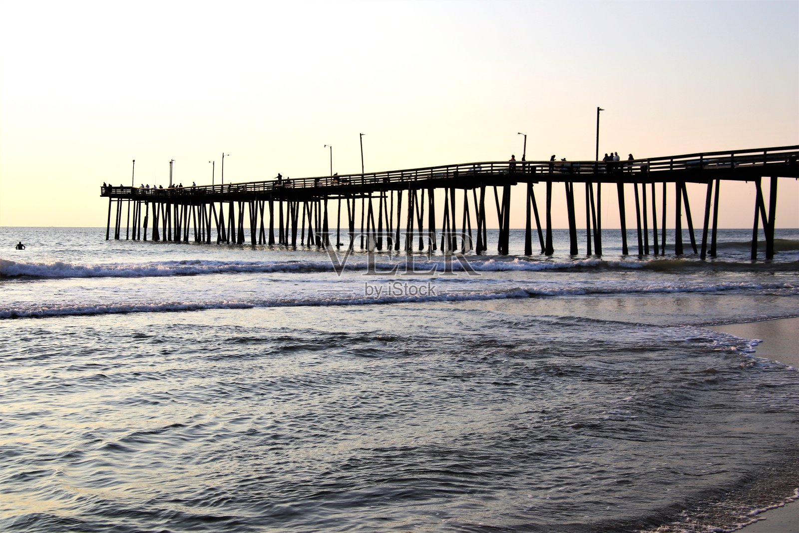 弗吉尼亚海滩码头照片摄影图片