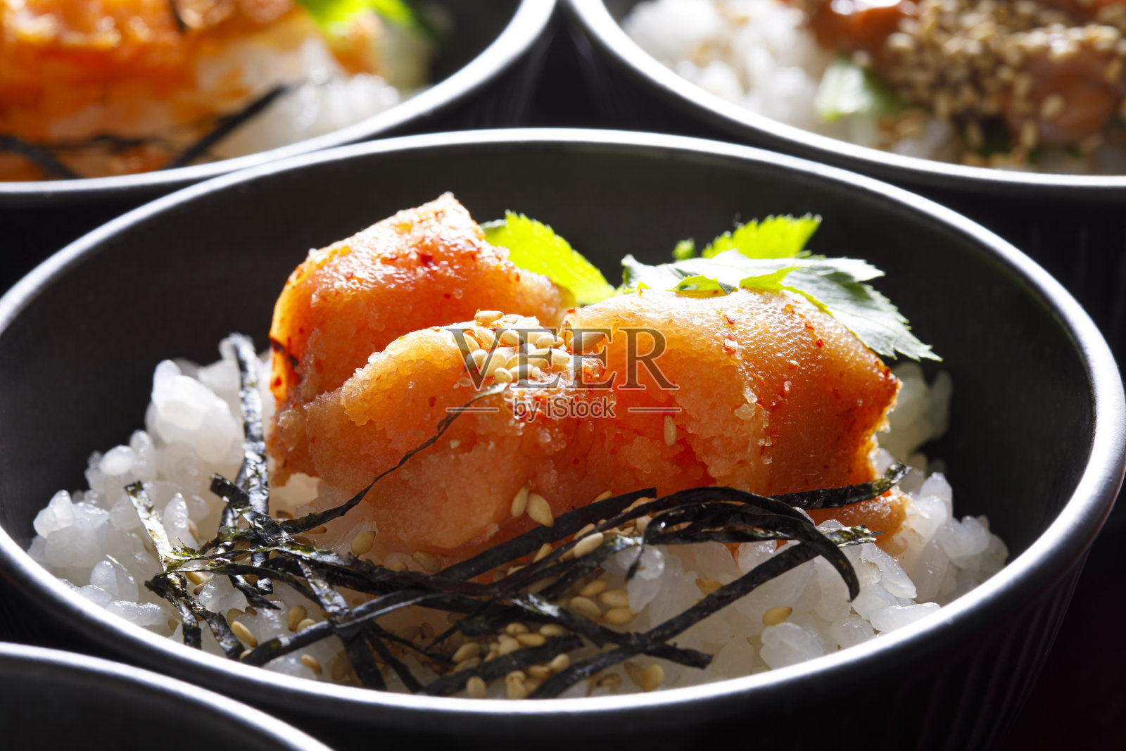 日本家庭烹饪，Ochazuke食谱照片摄影图片