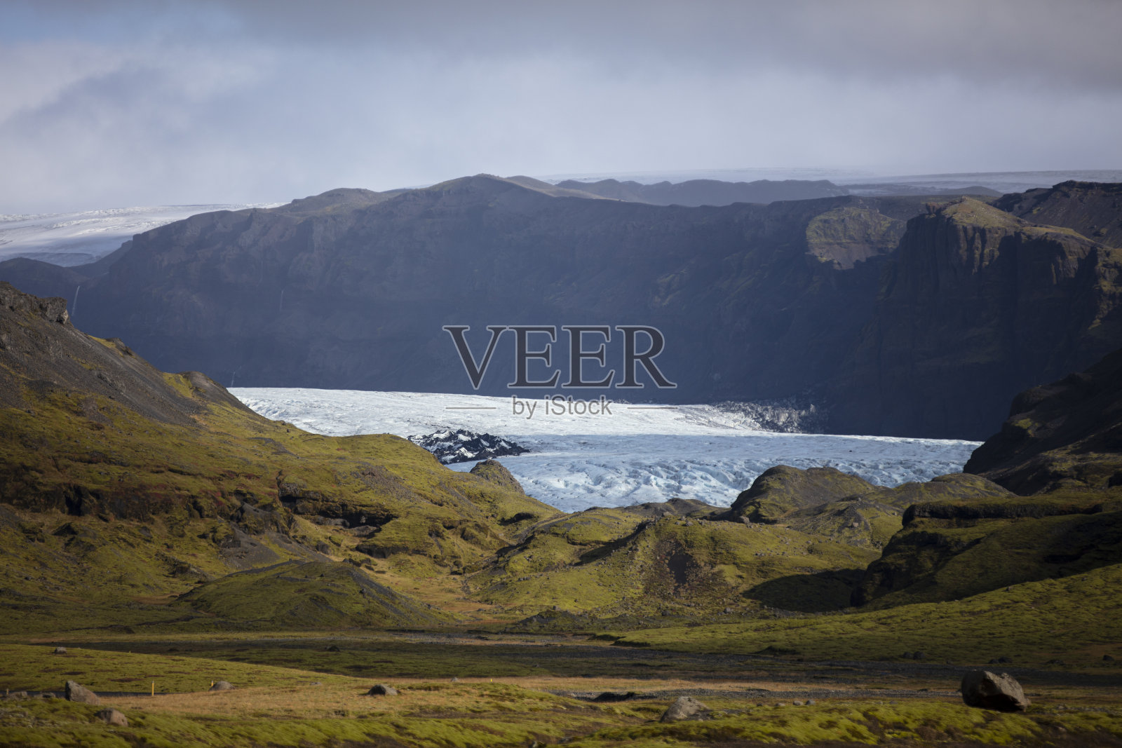 vatnajokull冰川来自冰岛景观照片摄影图片