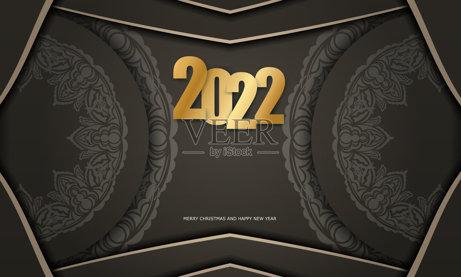 节日宣传册2022圣诞快乐快乐插画图片素材