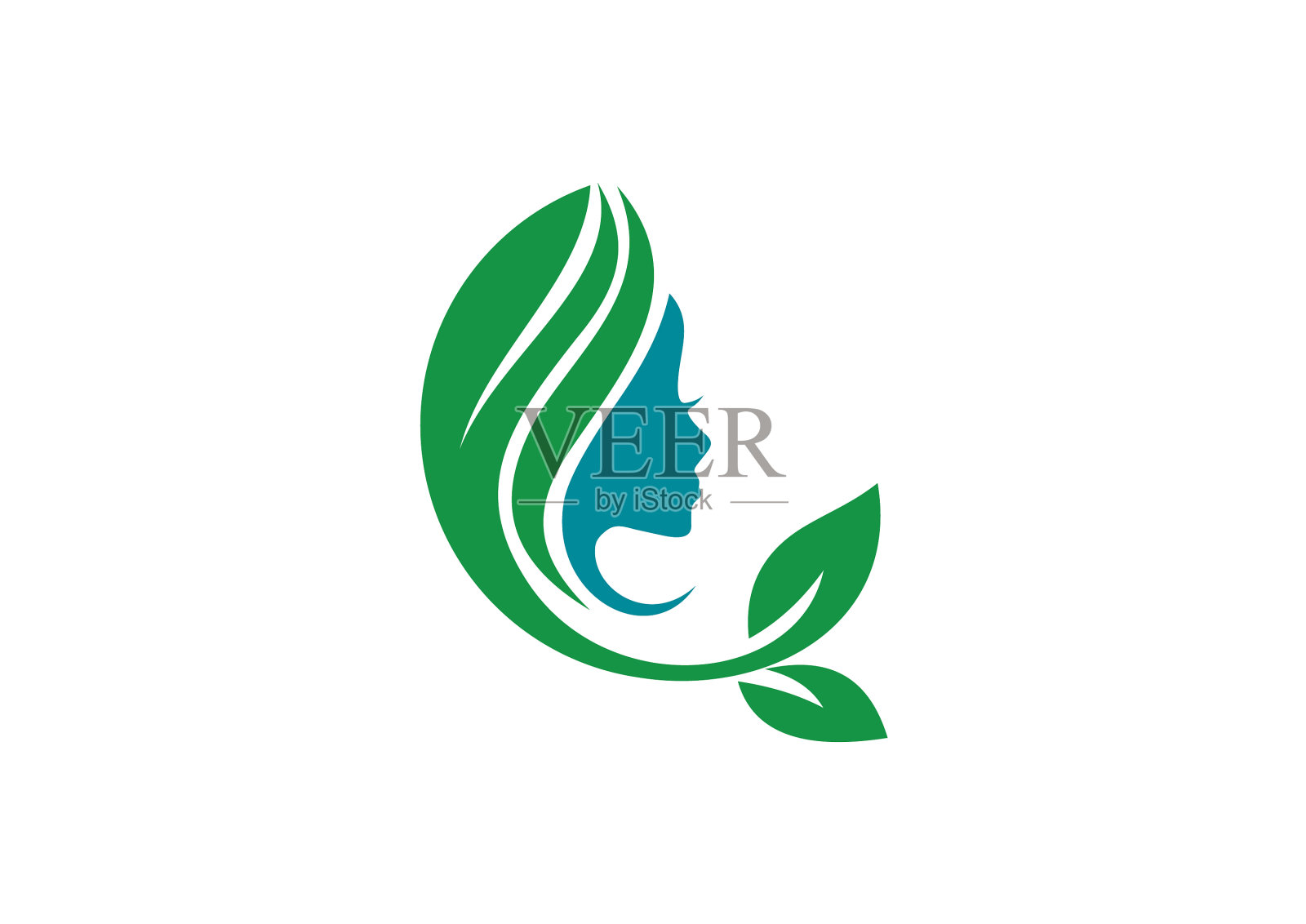 皮肤护理的标志设计元素图片