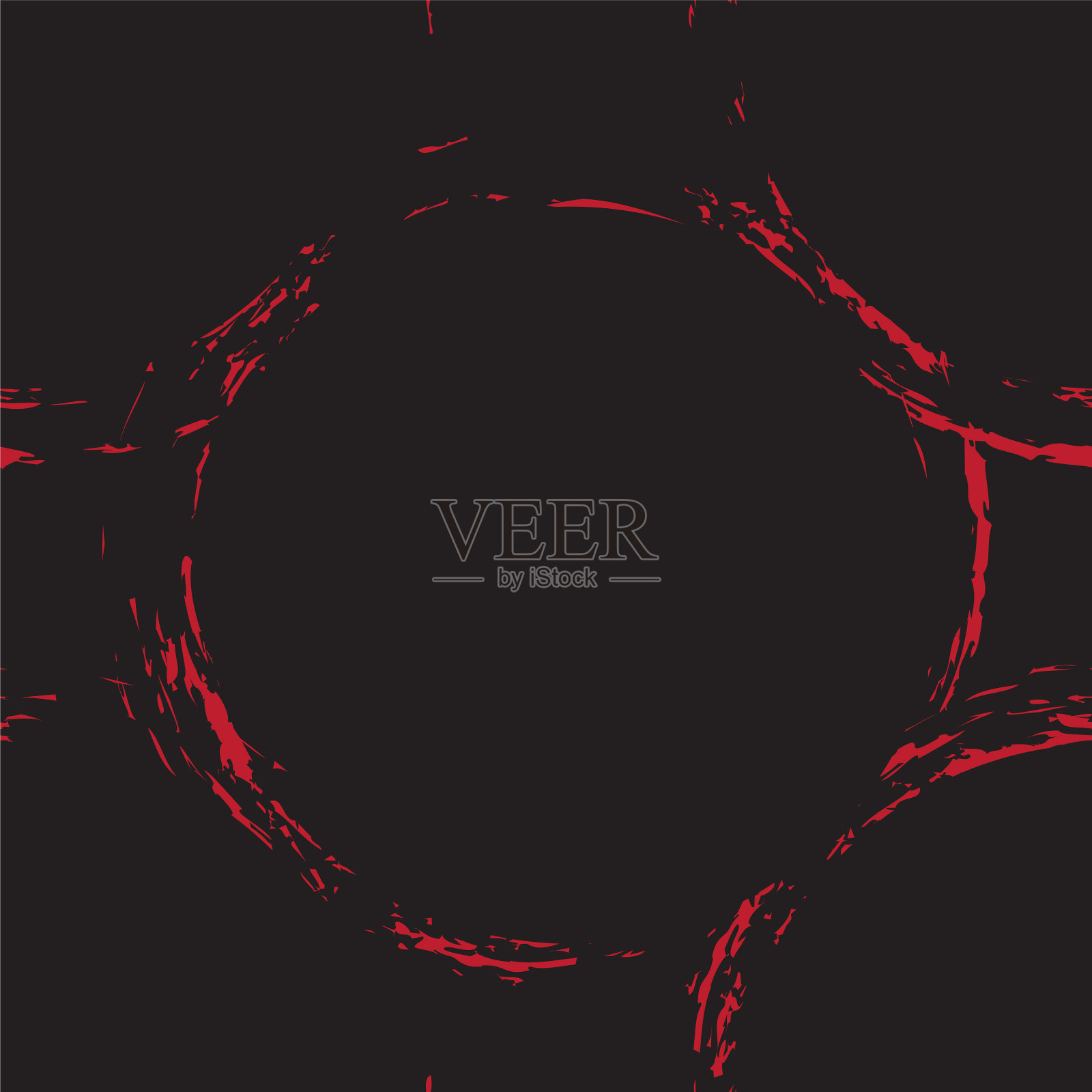 笔画笔画圈无缝图案设计插画图片素材