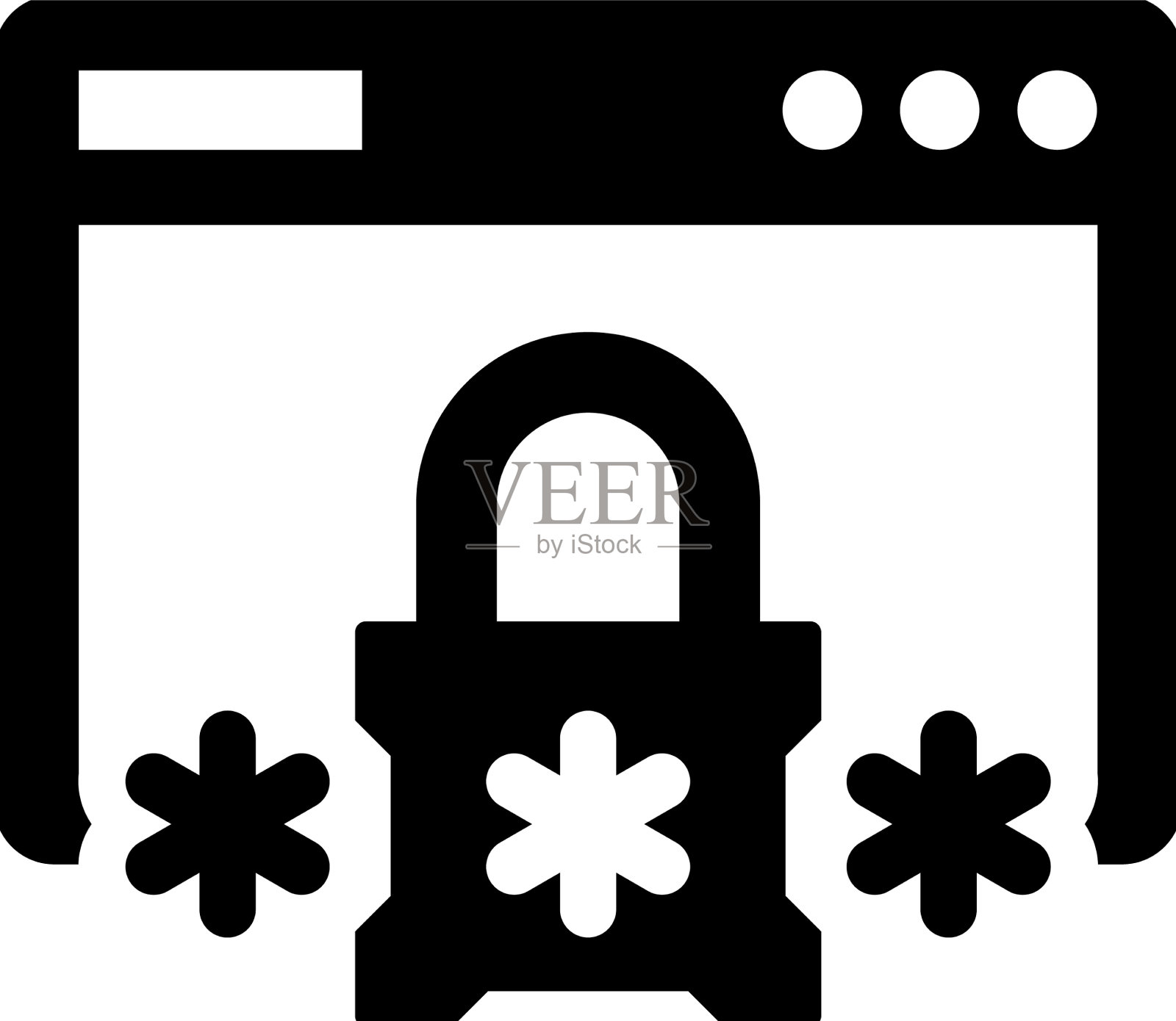 网站安全密码图标图标素材