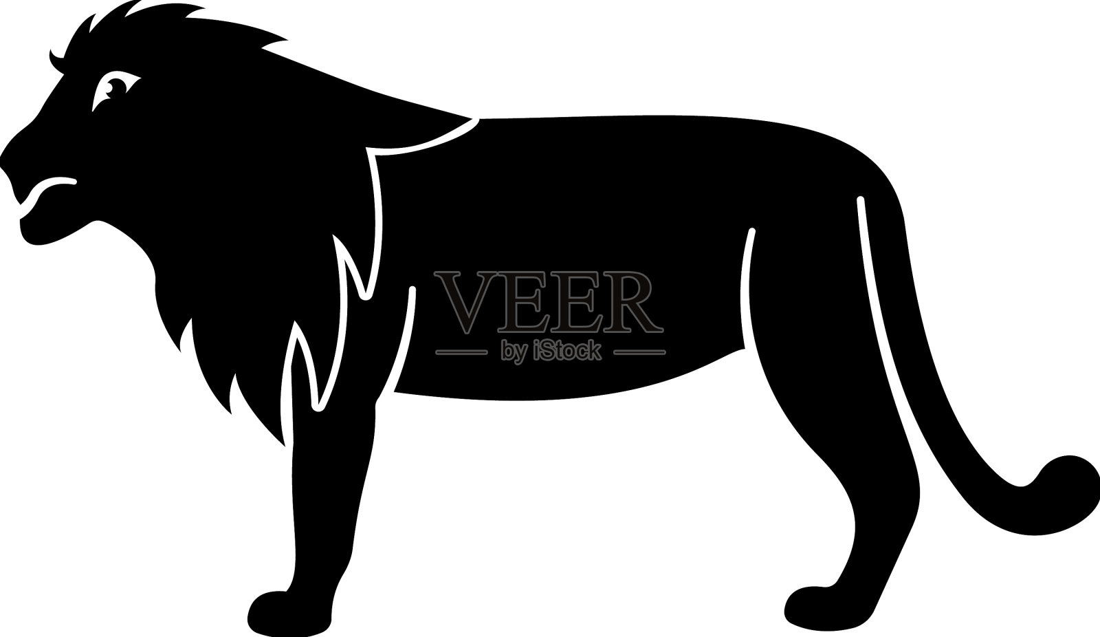 狮子设计元素图片