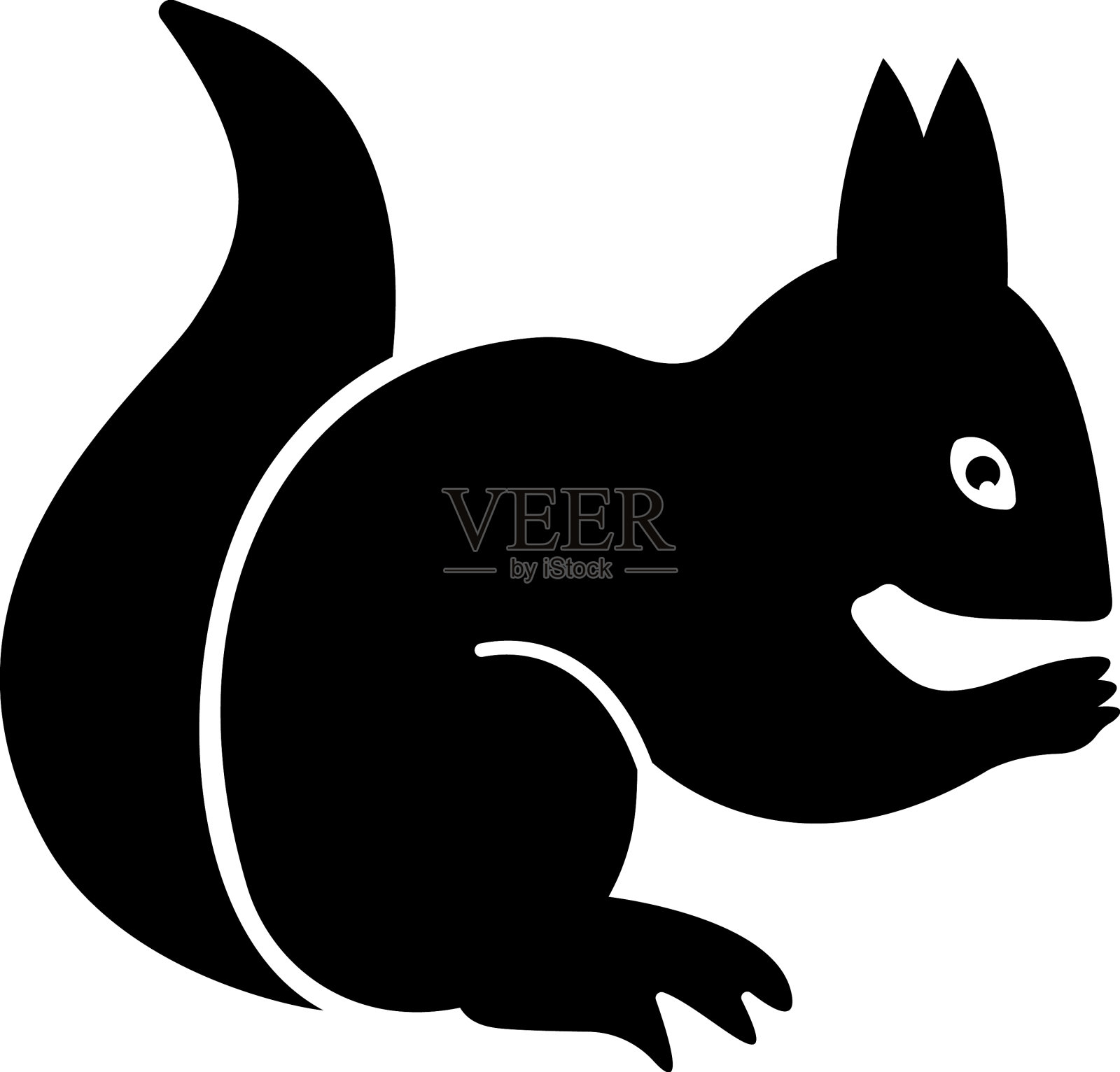 松鼠设计元素图片