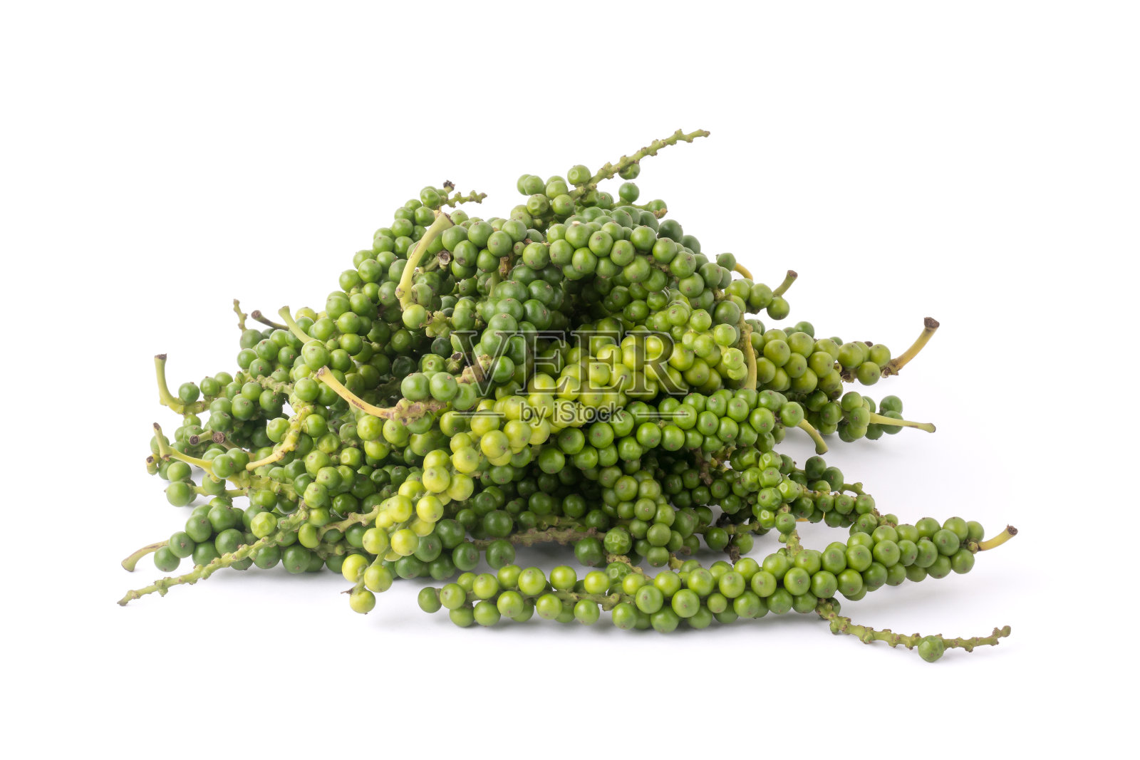 一串收获的黑胡椒子照片摄影图片