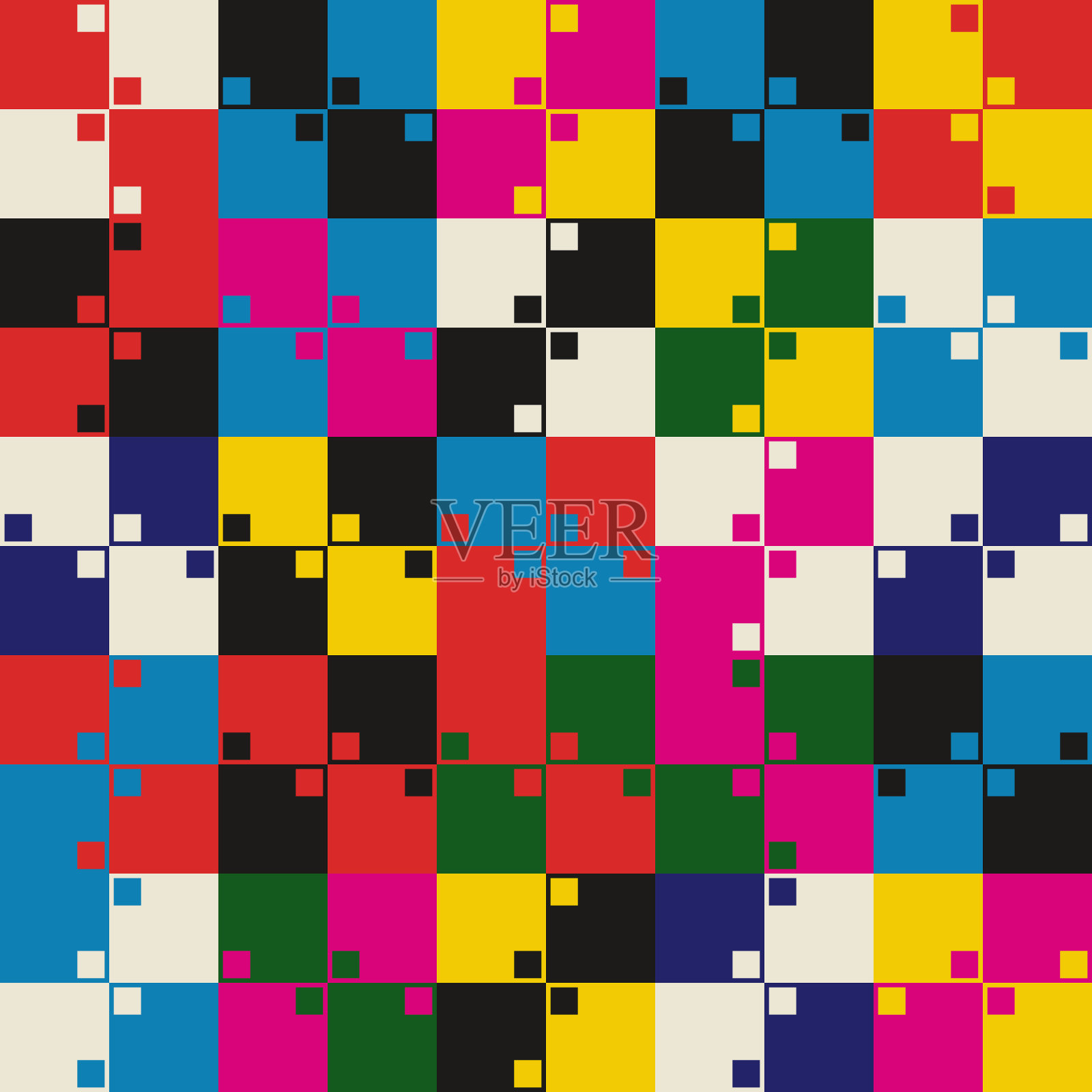 利用数字过渡效果与抽象几何形状制作的Op-Art效果矢量图形插画图片素材