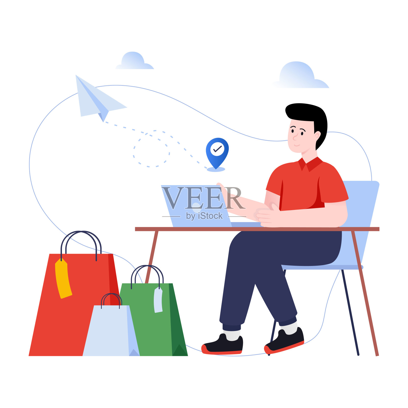 网上买插画图片素材