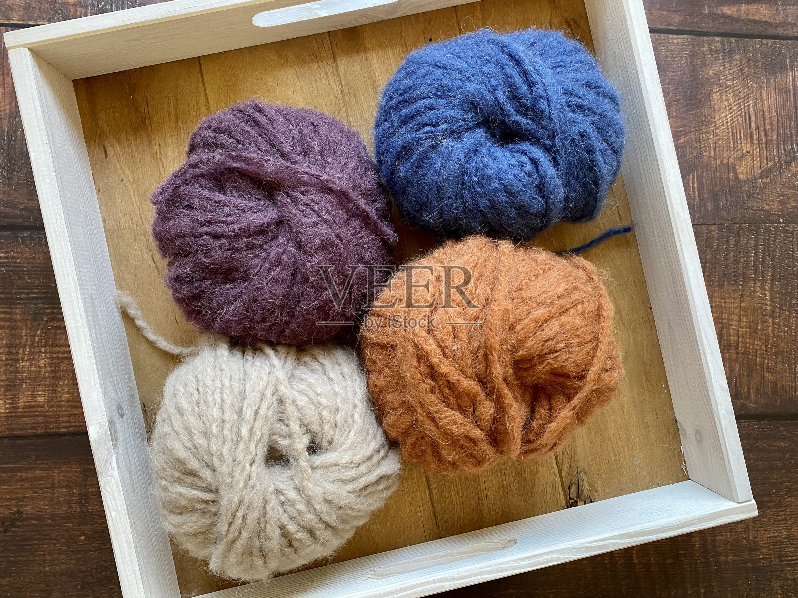 柔软的质地厚实的针织毛线照片摄影图片