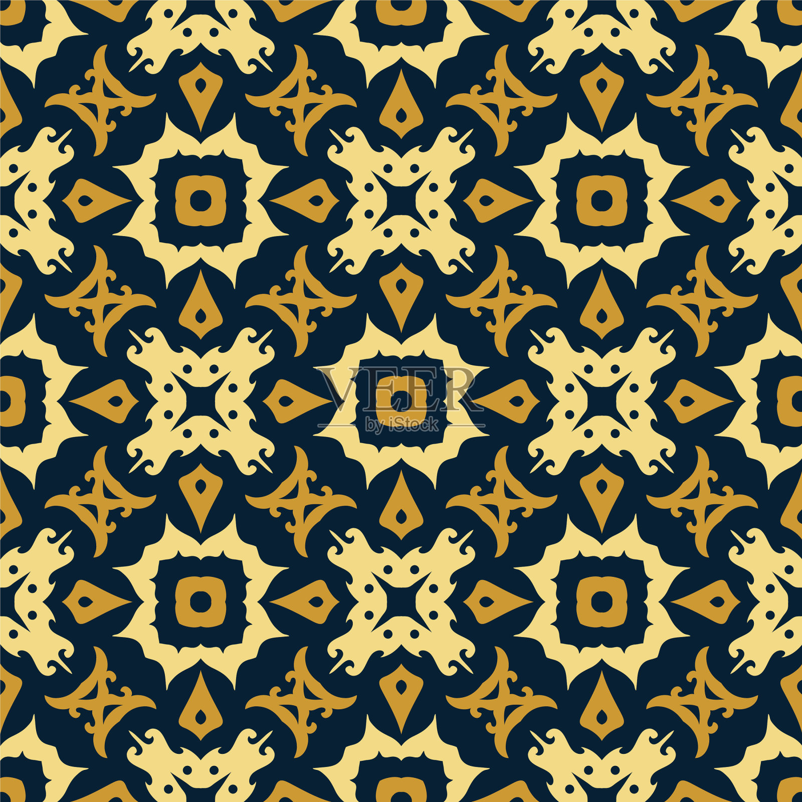 三色图案装饰背景民族插画图片素材