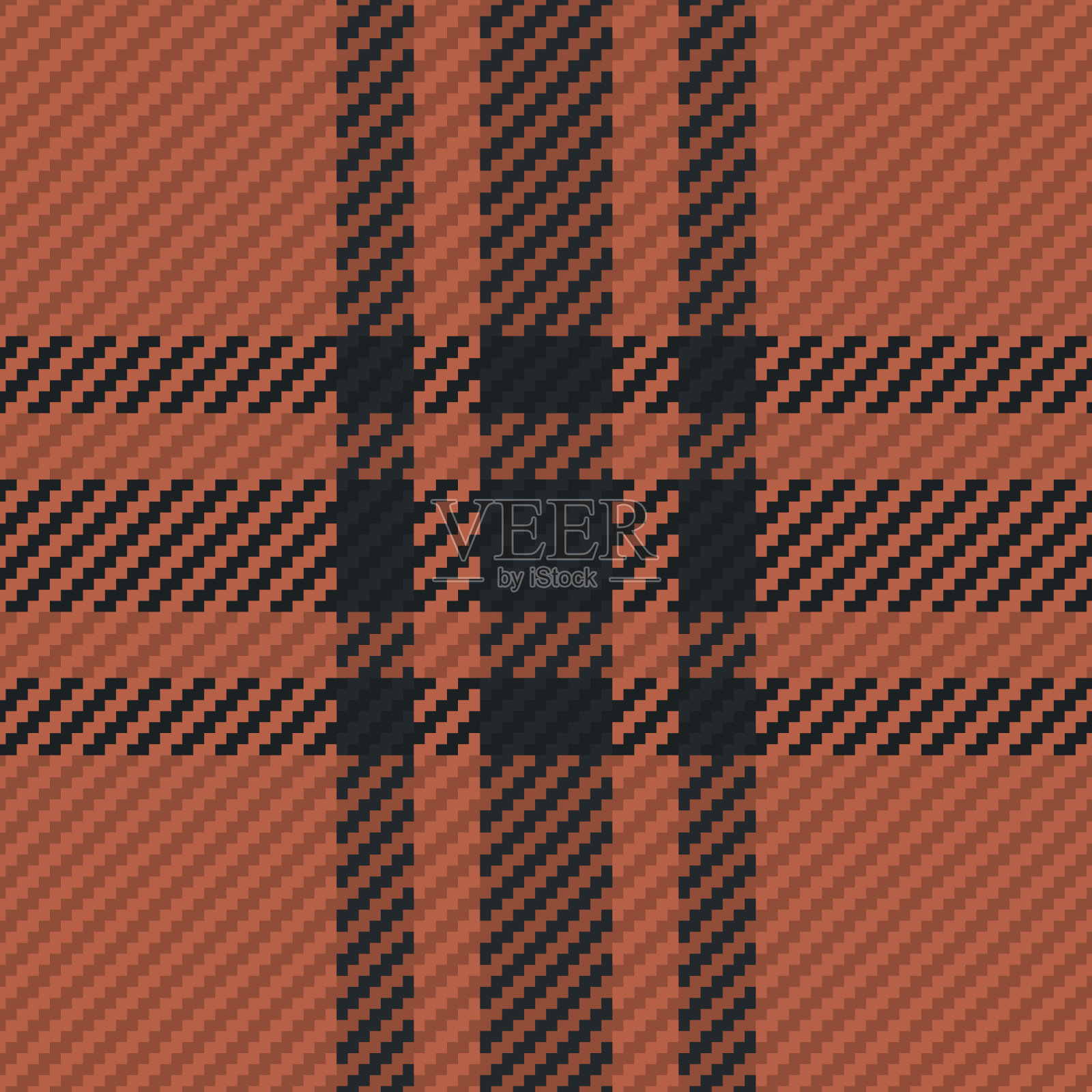 无缝图案的苏格兰格子插画图片素材