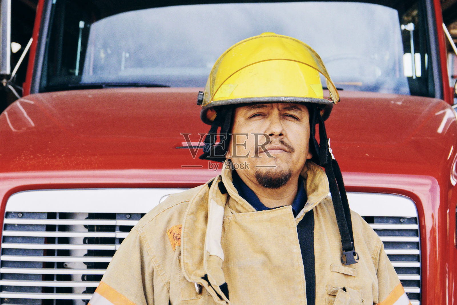 消防站的消防员照片摄影图片