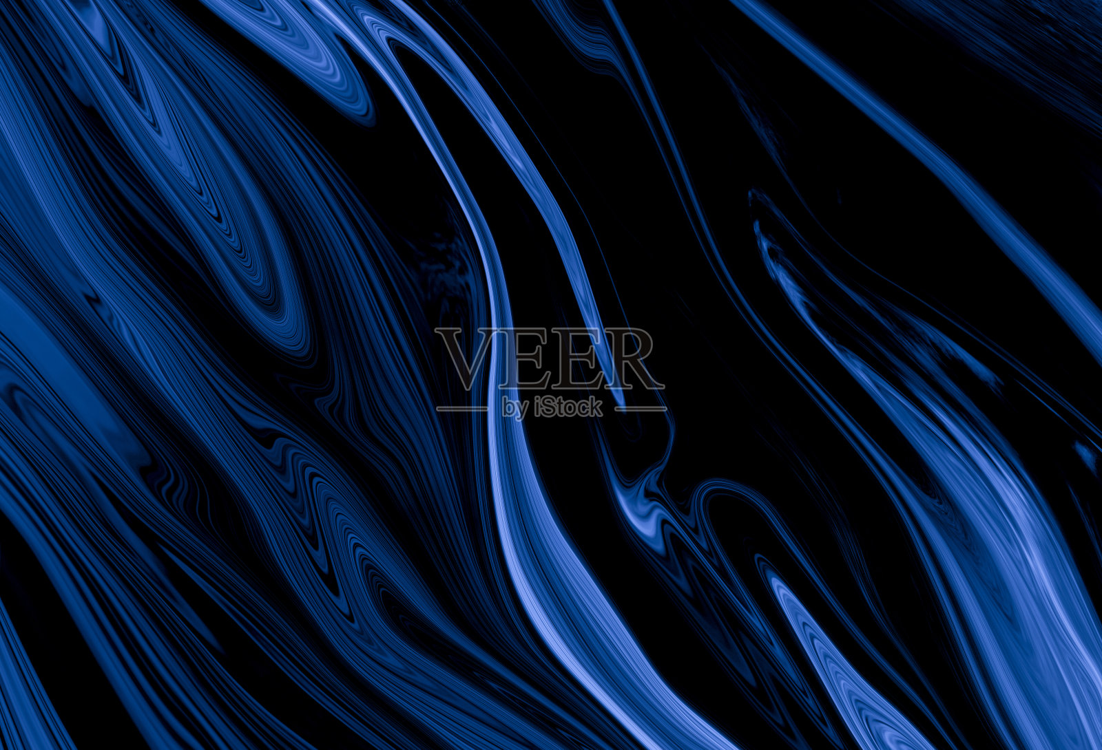 抽象的蓝色和黑色是浅色的图案与梯度是与地板墙壁金属质感的软科技对角线背景黑色深色干净现代。照片摄影图片