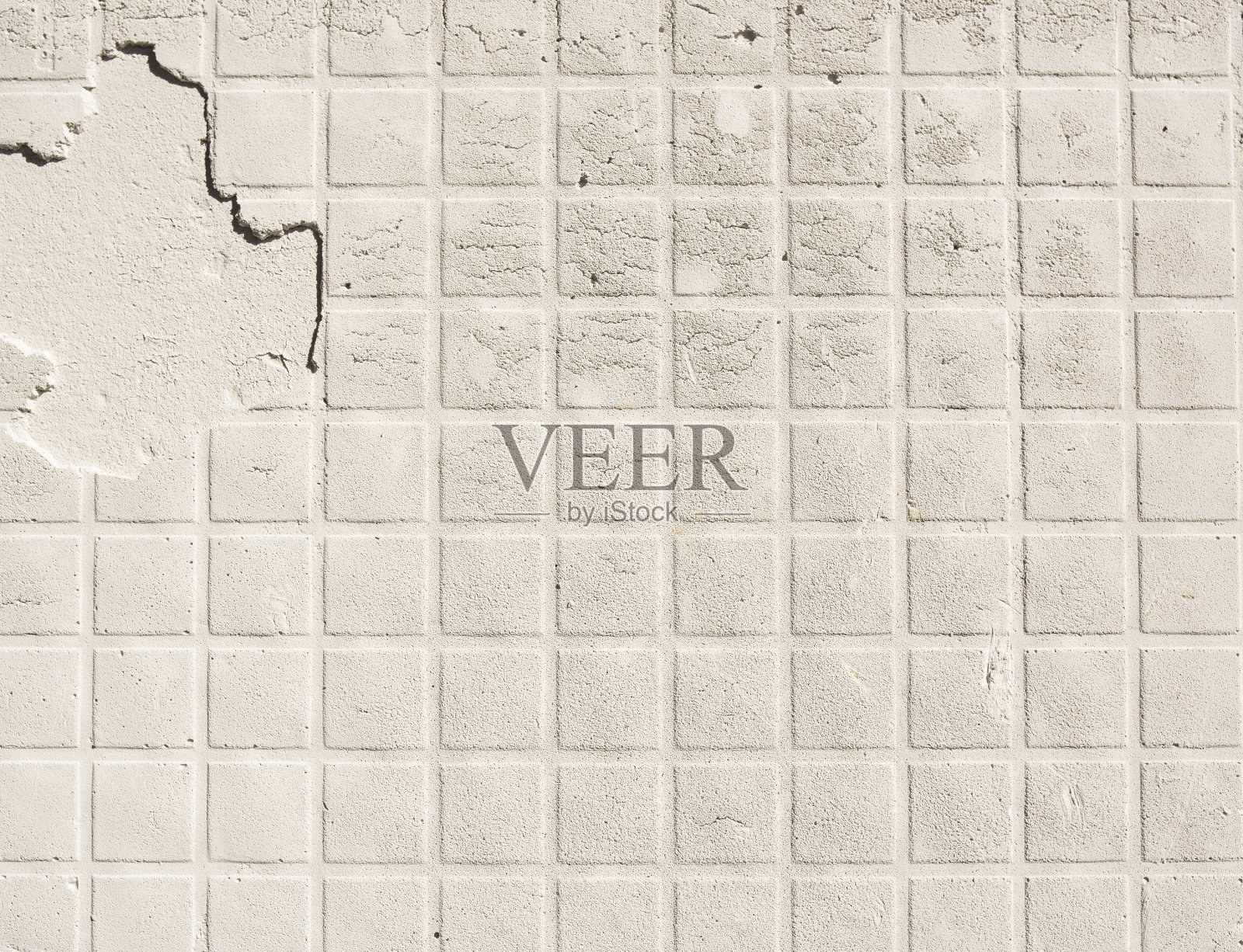 石膏装饰广场。老墙灰泥纹理。照片摄影图片