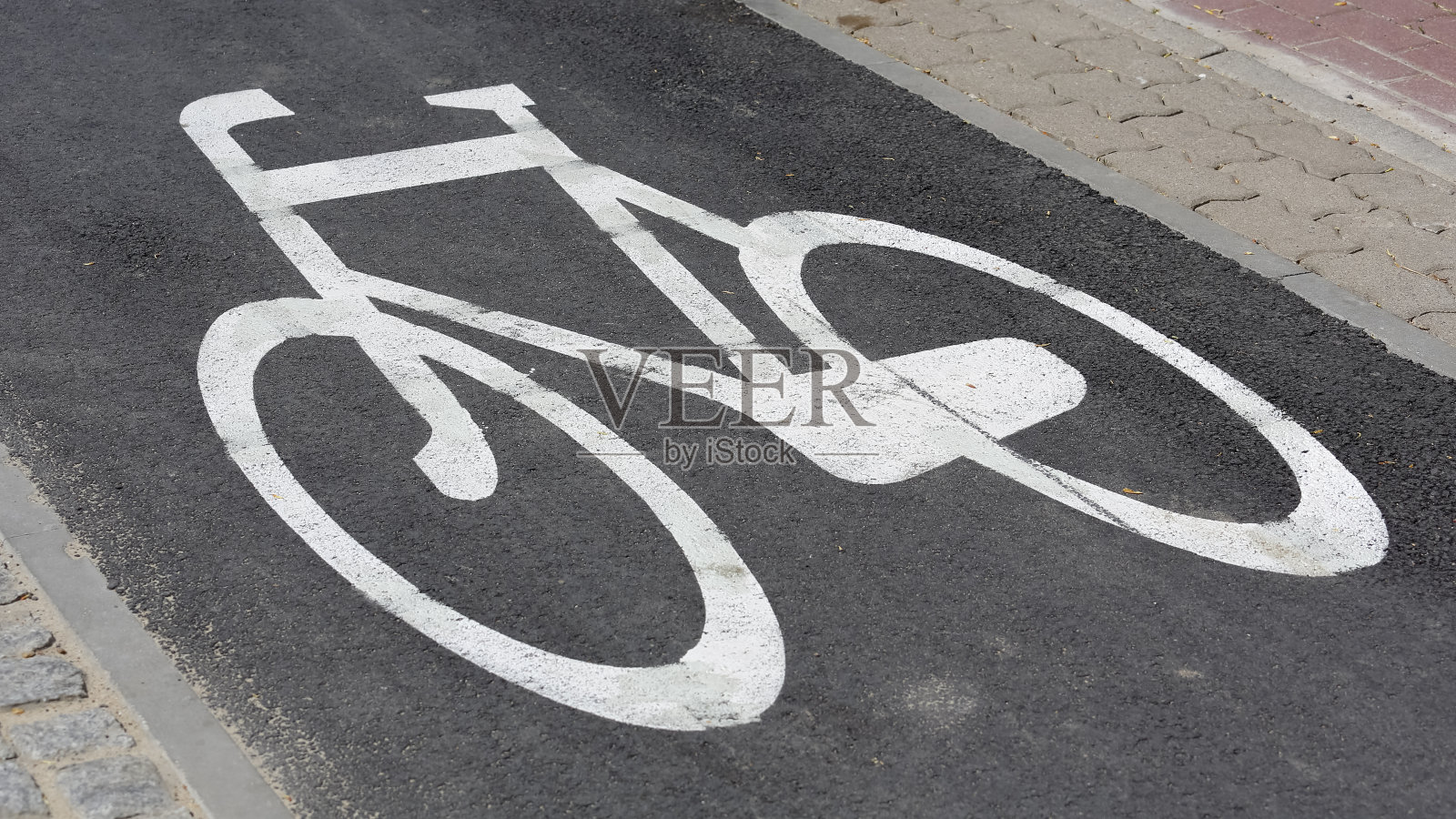 单向的自行车道照片摄影图片