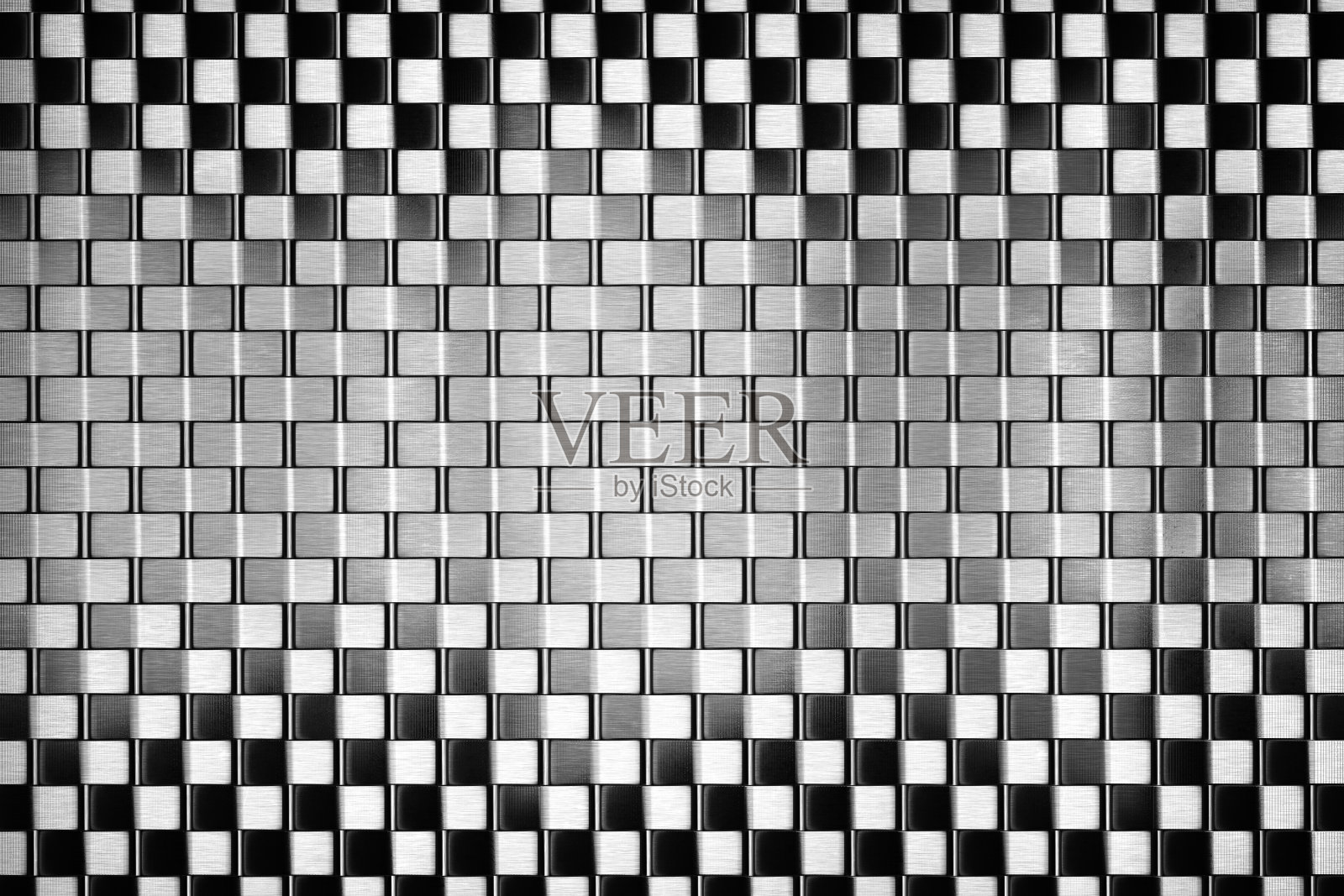 未来碳纤维背景图案。三维渲染照片摄影图片