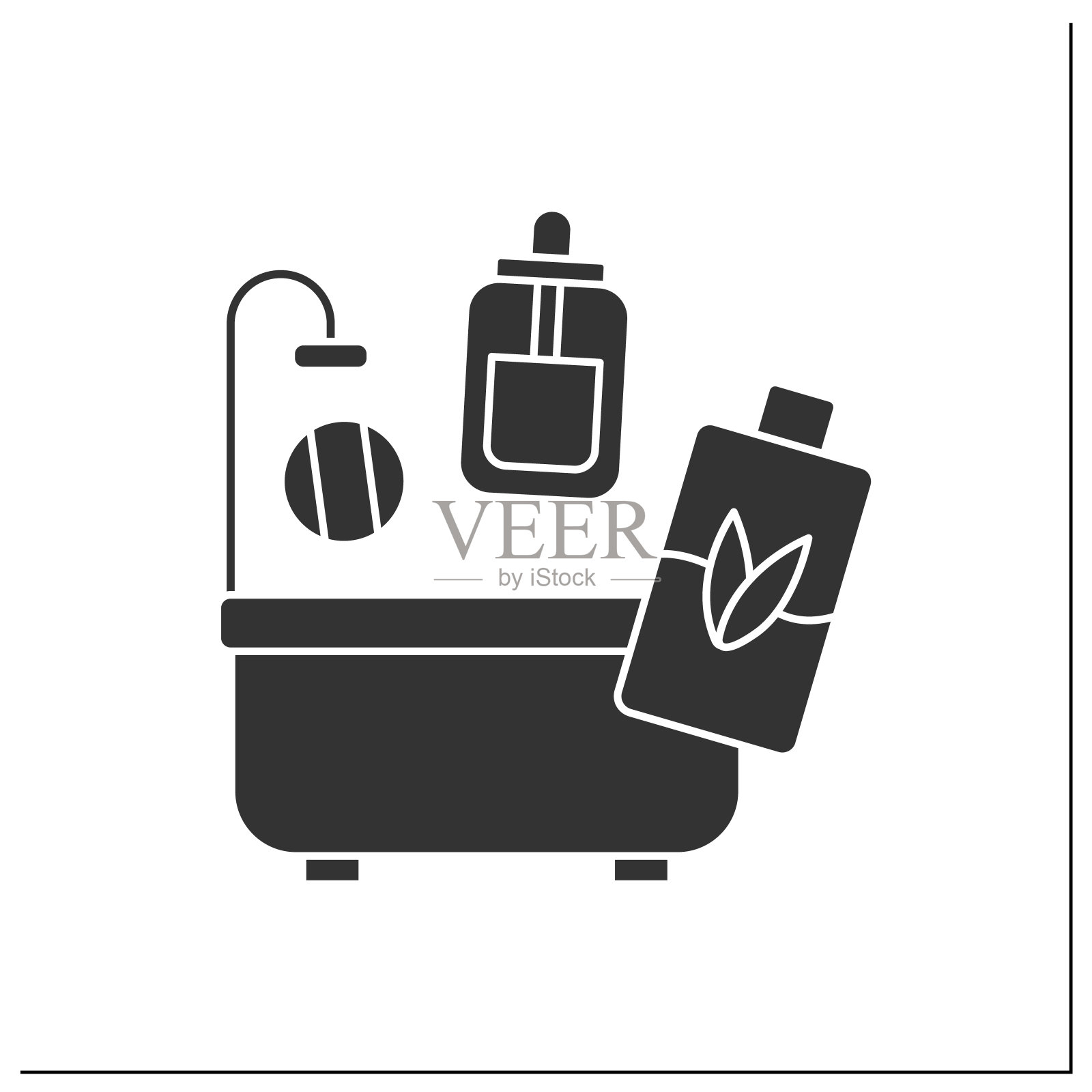 美容程序字形图标图标素材