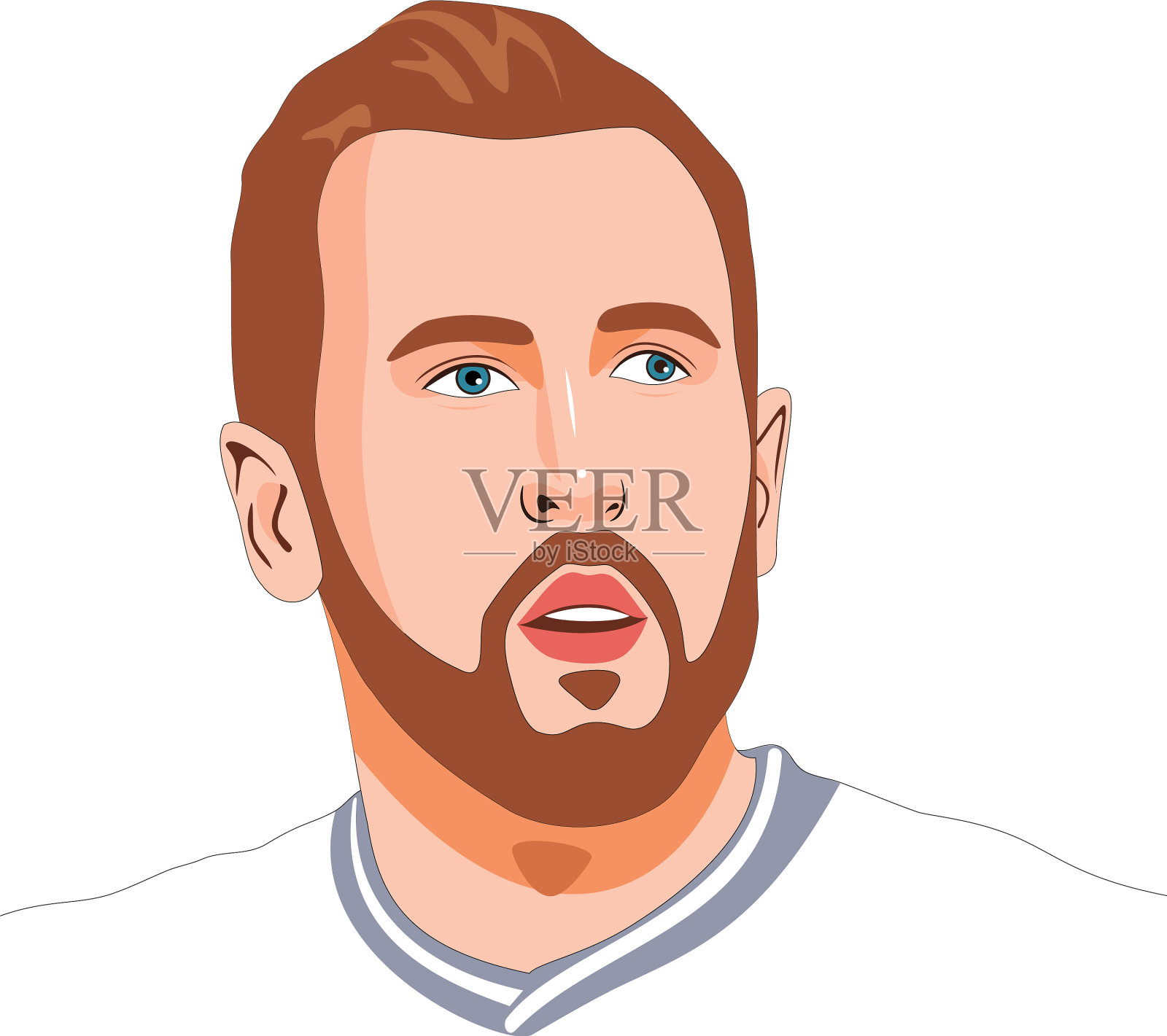 哈里·爱德华·凯恩是一位英语专业人士插画图片素材