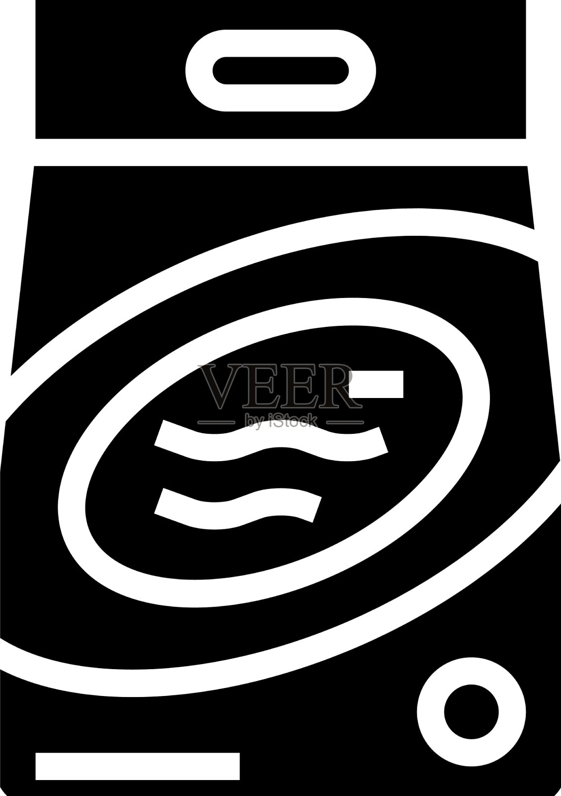 粉末袋字形图标图标素材