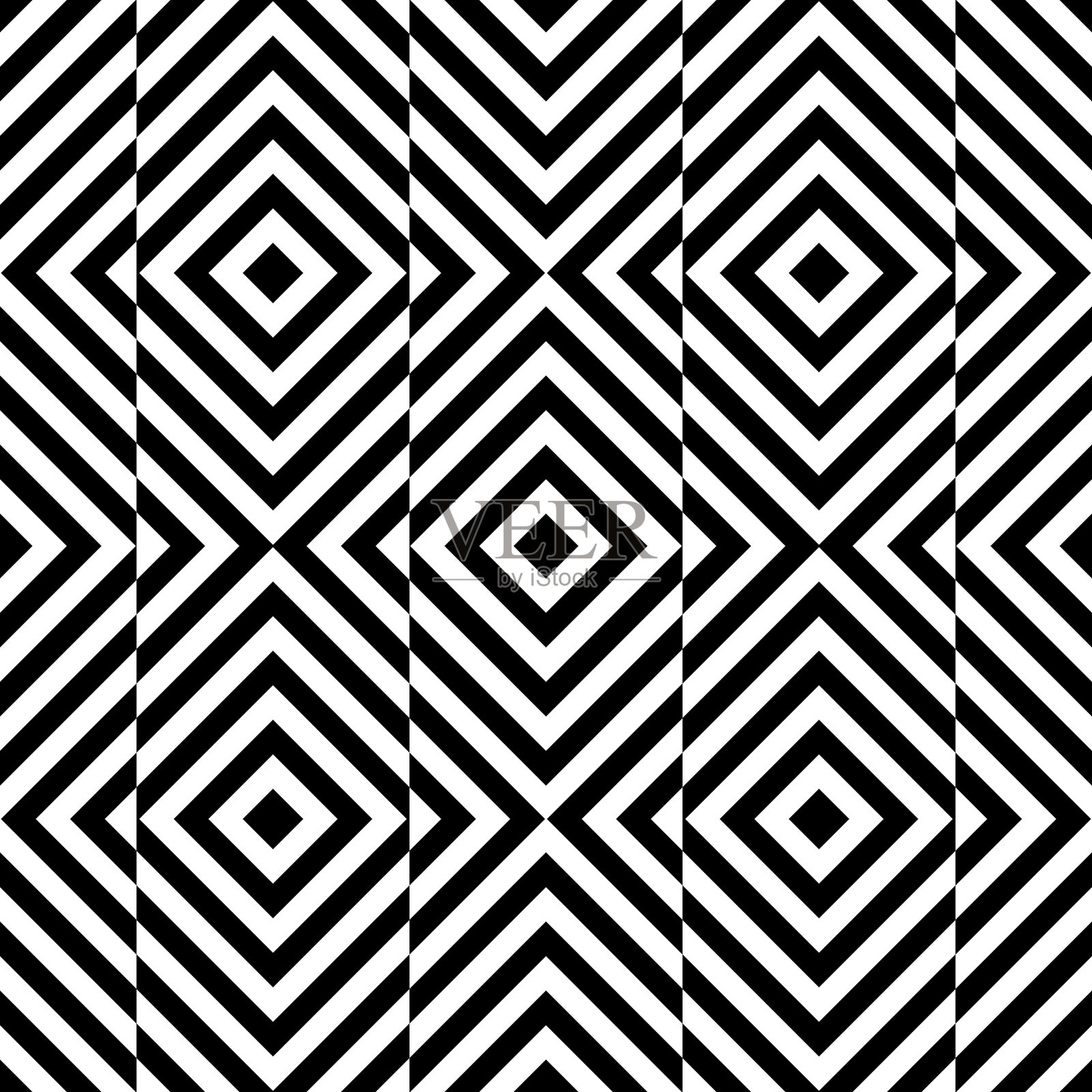 无缝op艺术图案插画图片素材