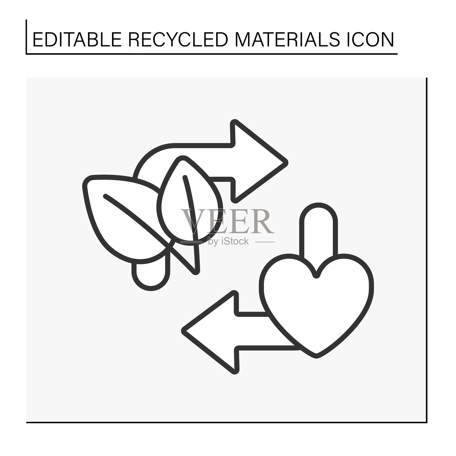 生态线图标图标素材