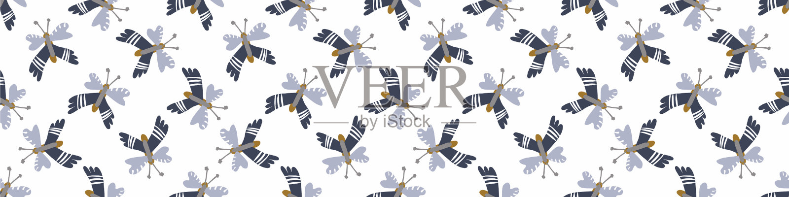 男性几何无缝边界模式插画图片素材